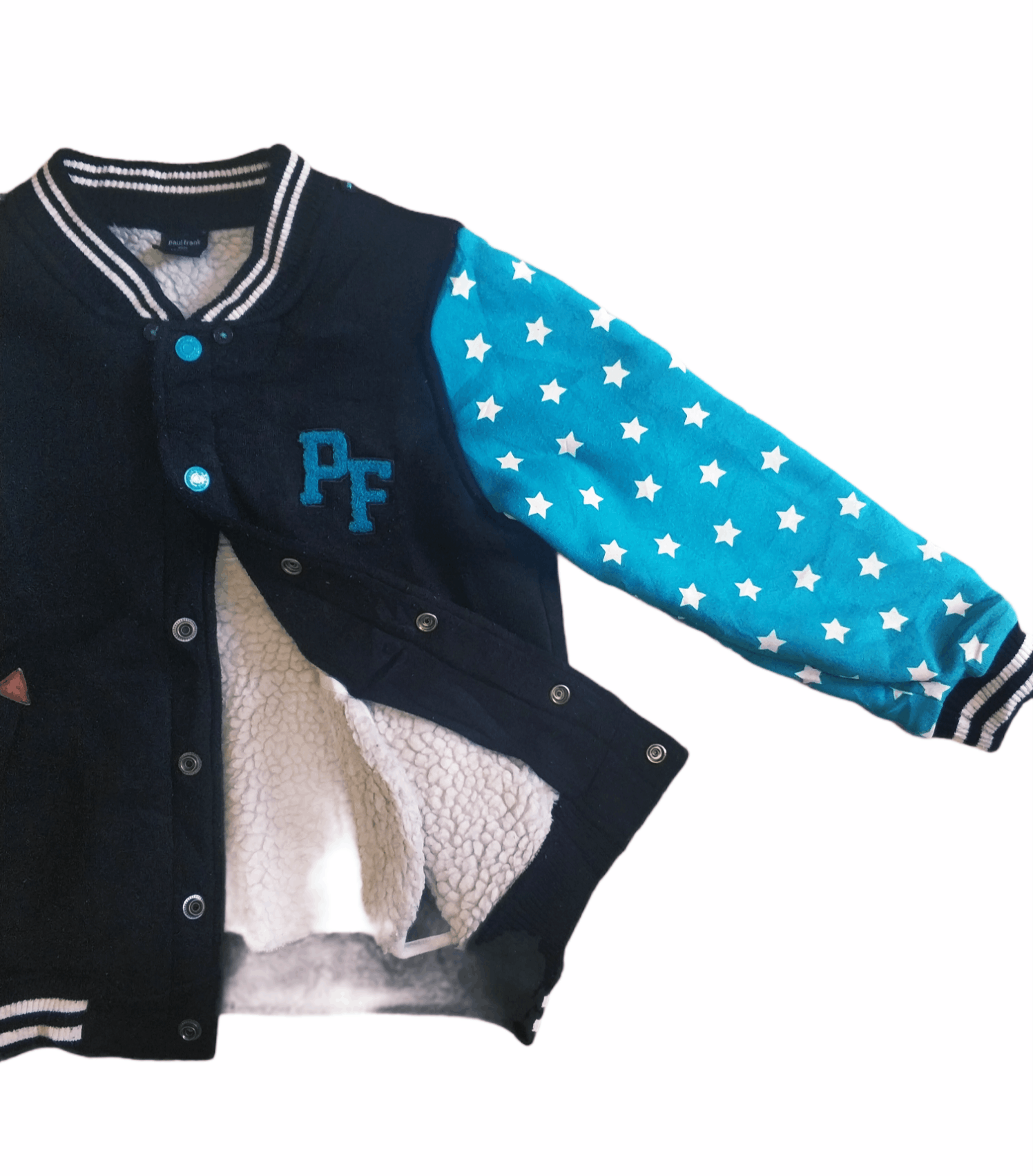 Paul Frank 🔥Elbow Patch Paul Frank Varsity Jacket for Kids Size US XXS / EU 40 - 5 Thumbnail
