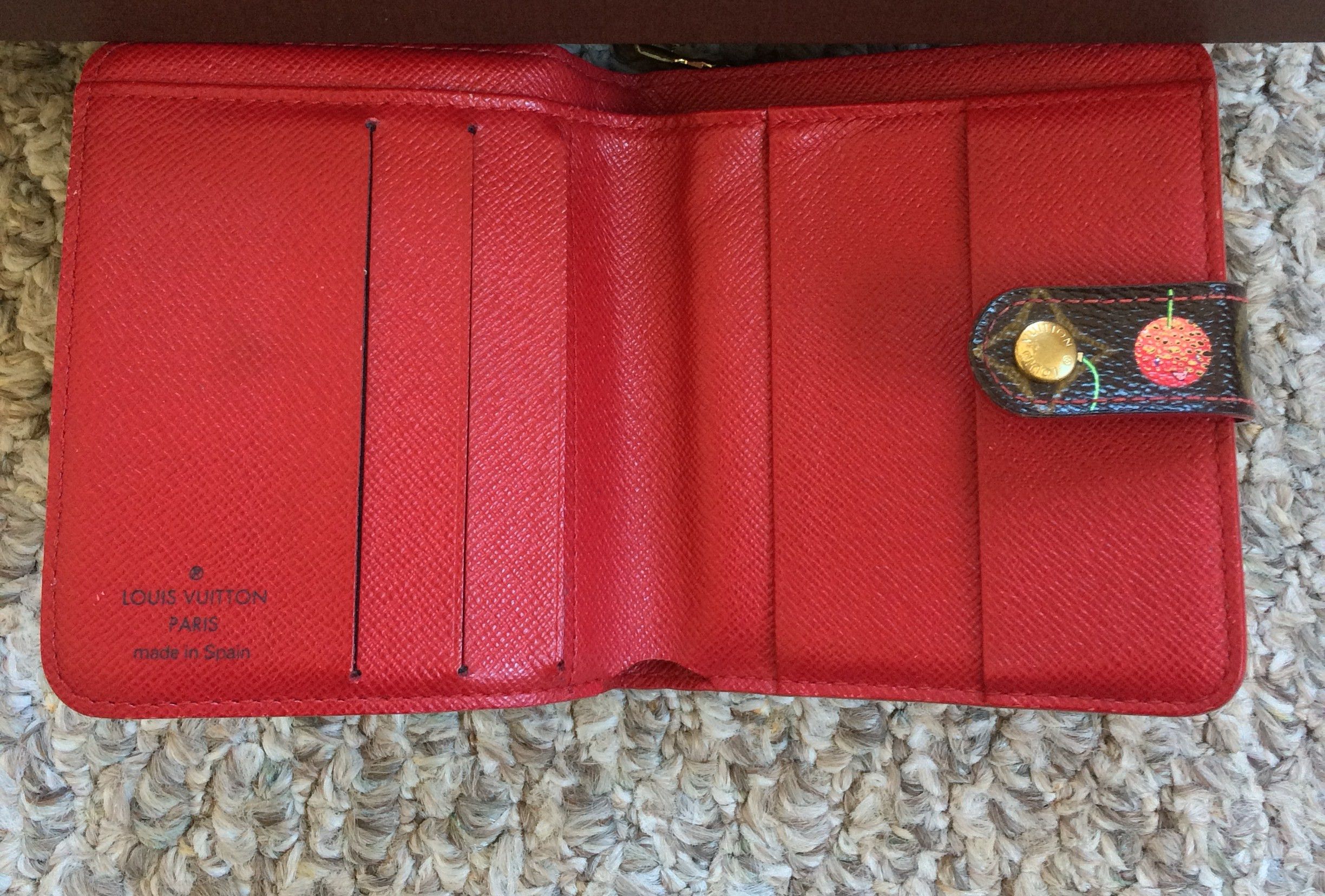 Louis Vuitton × Takashi Murakami S/S 2005 Louis Vuitton x Murakami Cherry Monogram Wallet Size ONE SIZE - 4 Thumbnail