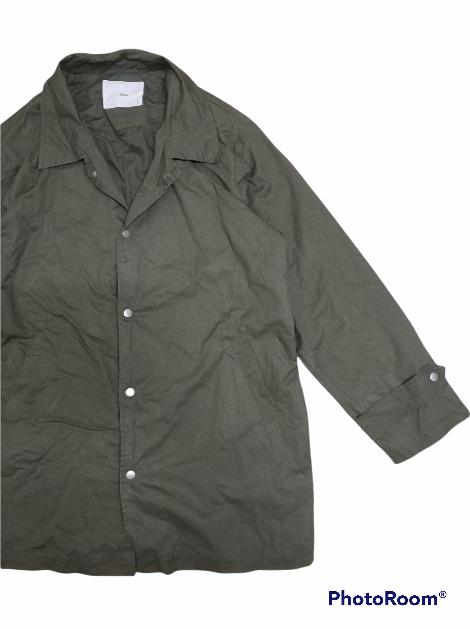 Japanese Brand 🔥Army Green Sinclo Long Jacket Size US M / EU 48-50 / 2 - 2 Thumbnail