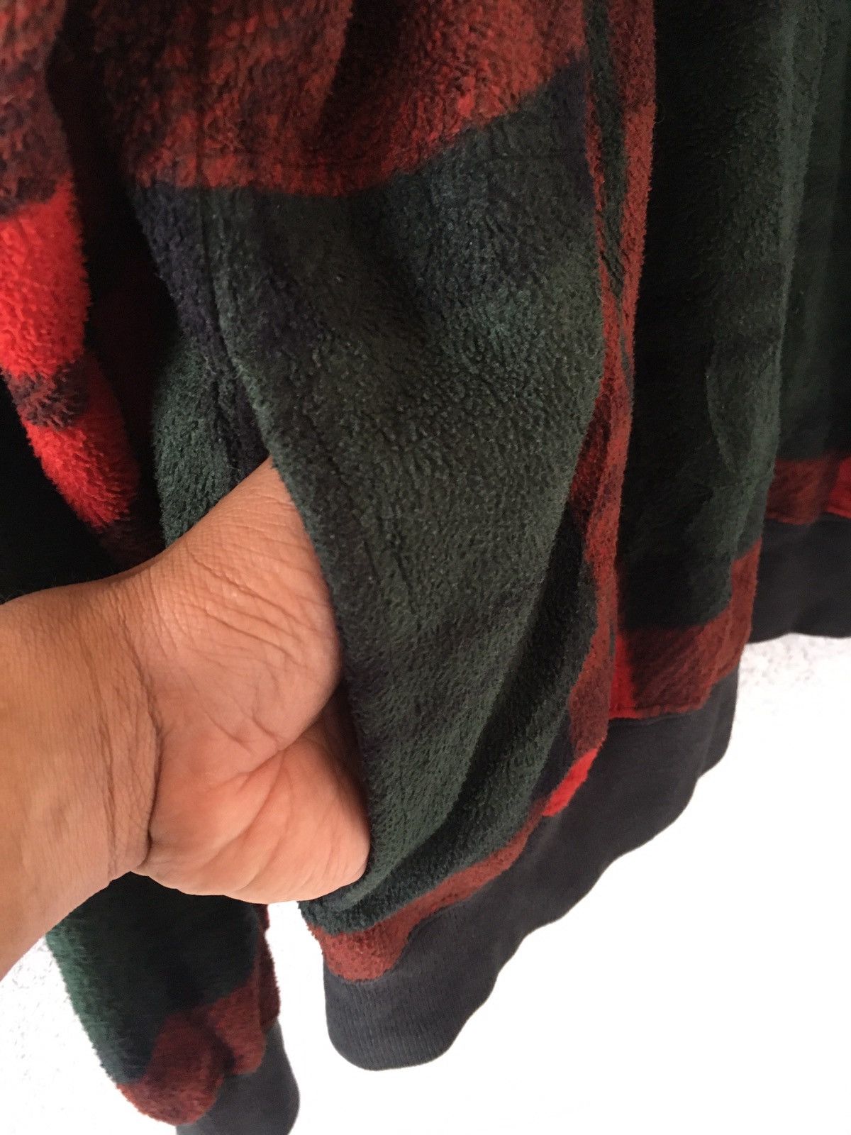 Polo Ralph Lauren Vtg Ralph Lauren Colar Button Fleece Sweatshirt Size US L / EU 52-54 / 3 - 7 Thumbnail