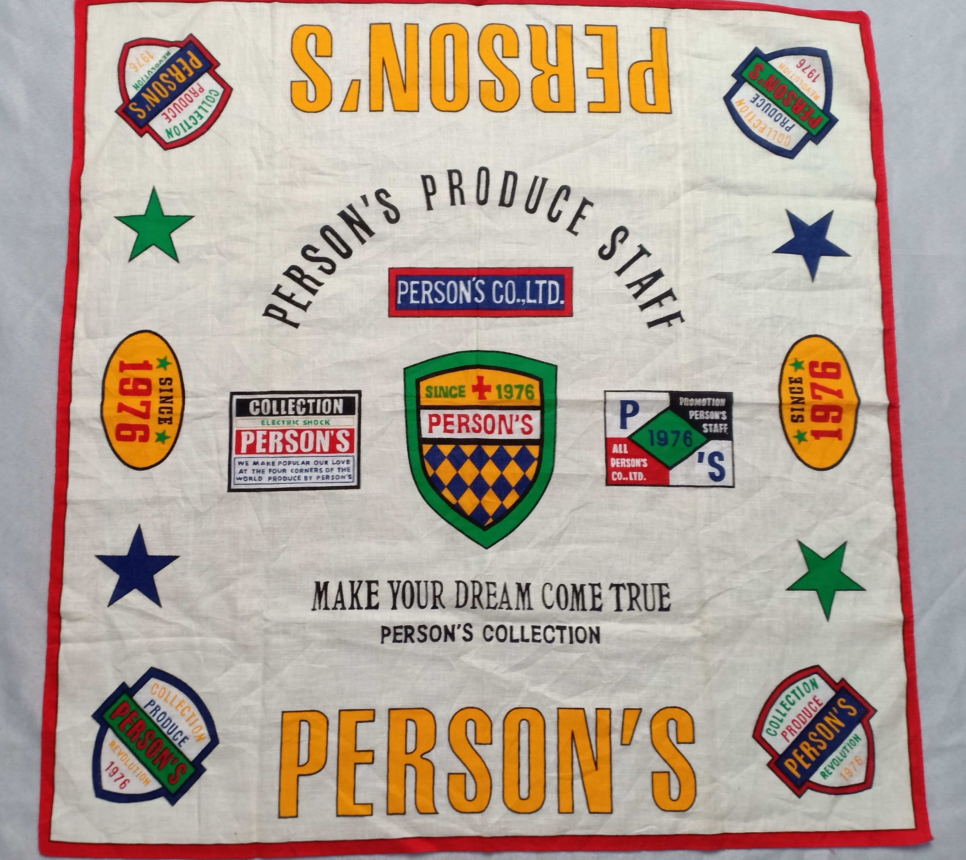 Other Handky Bandana Person's Collection Logo Print Handkerchief Size ONE SIZE - 1 Thumbnail