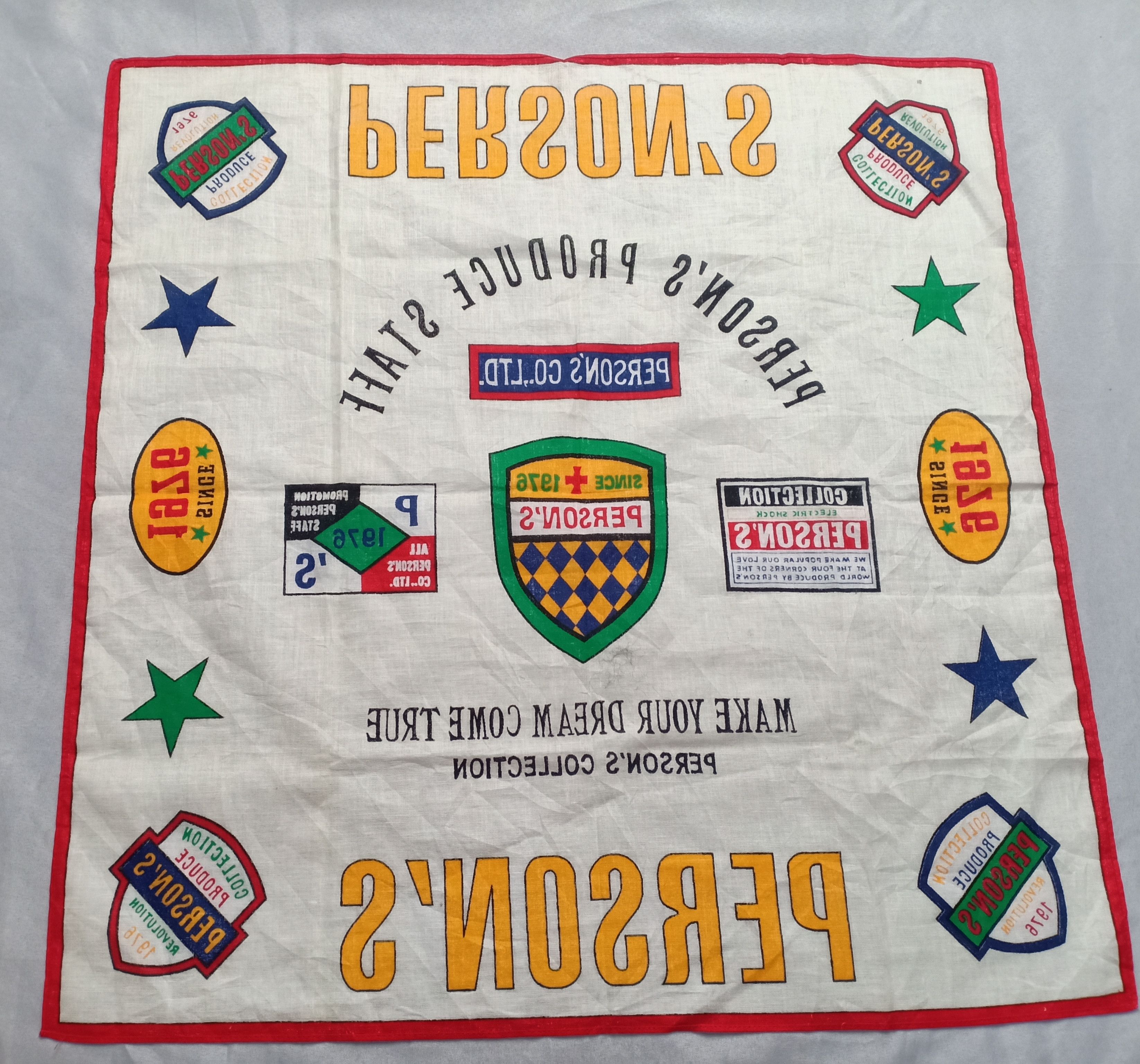 Other Handky Bandana Person's Collection Logo Print Handkerchief Size ONE SIZE - 6 Thumbnail