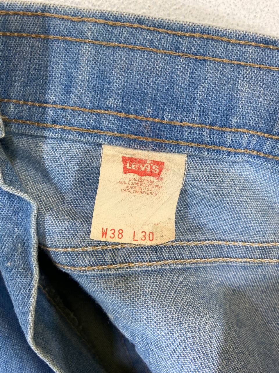 Levi's vintage levis 530 orange tab 50cotton 50poly denim Size US 36 / EU 52 - 8 Thumbnail