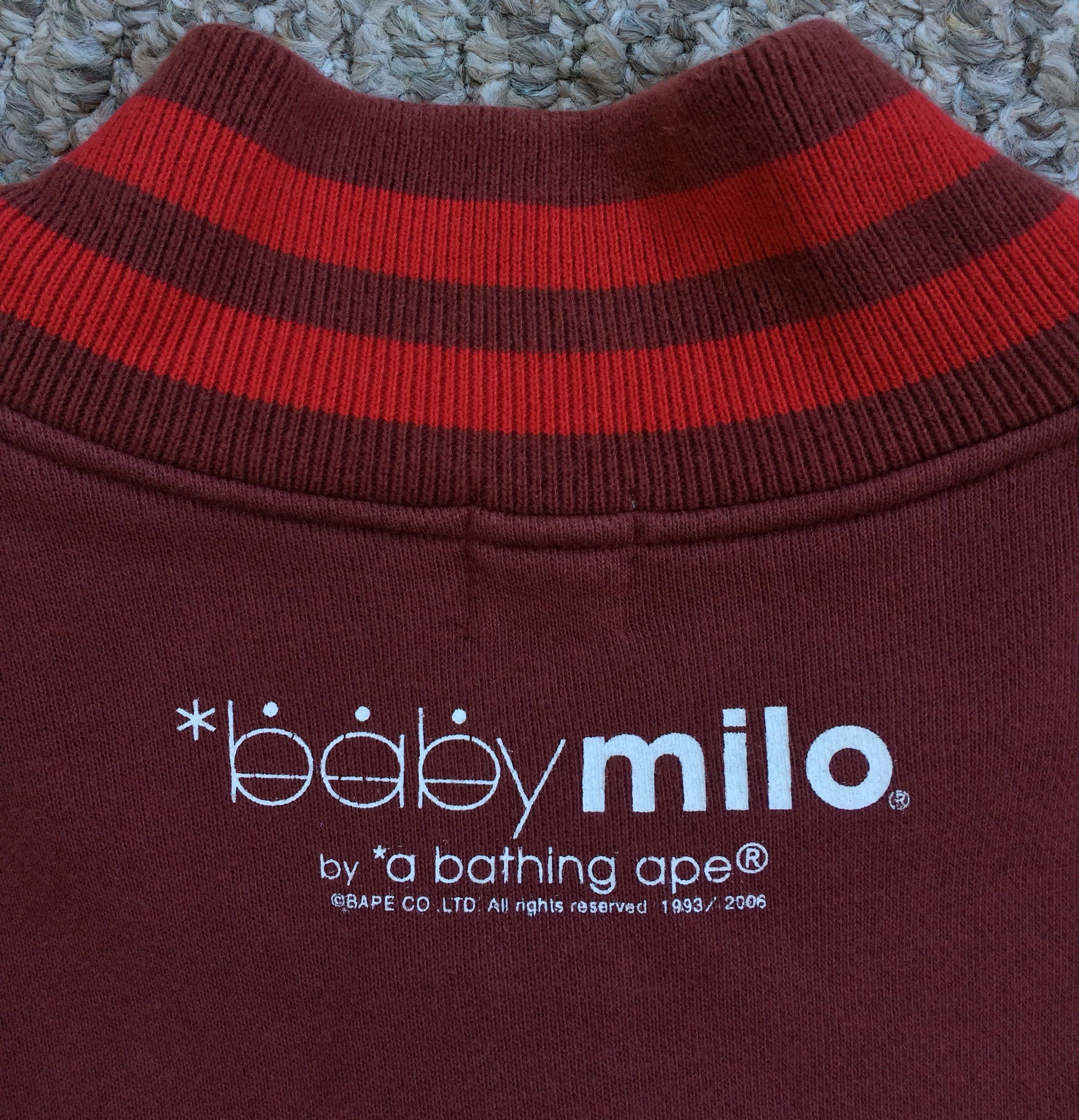 Bape F/W 2006 Baby Milo Varsity Jacket Size US L / EU 52-54 / 3 - 9 Thumbnail