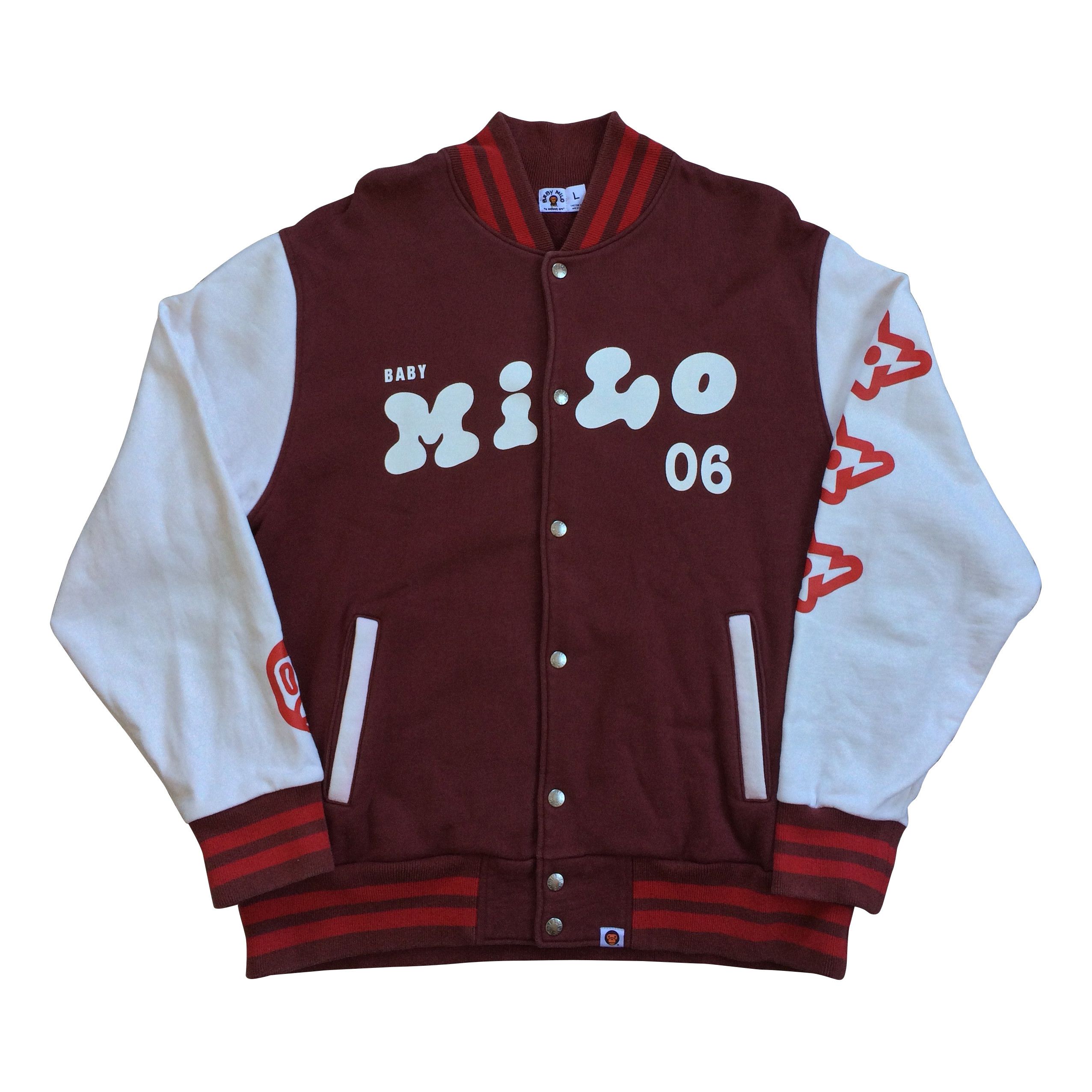 Bape F/W 2006 Baby Milo Varsity Jacket Size US L / EU 52-54 / 3 - 1 Thumbnail