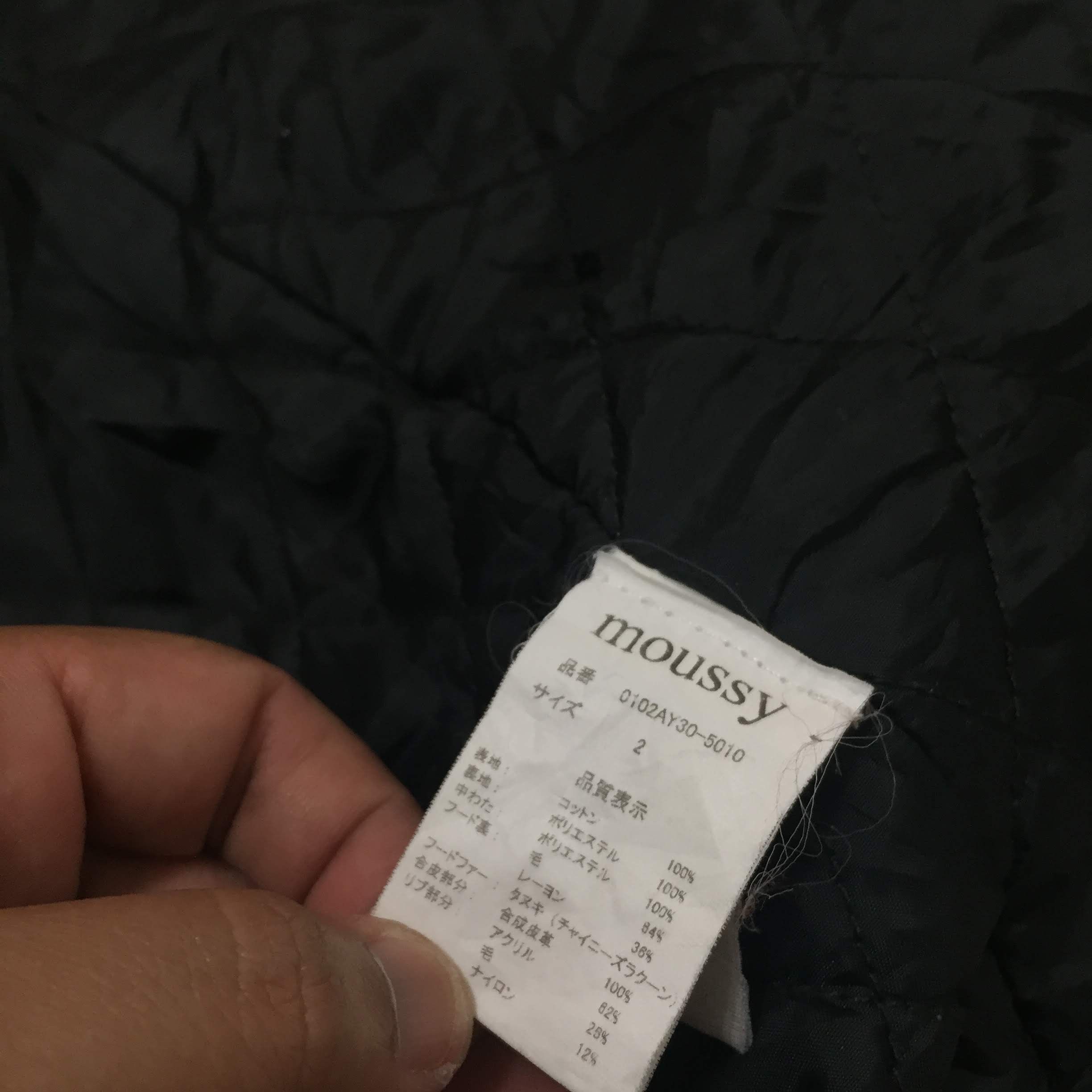 Japanese Brand Vintage Moussy Jacket parka hoodie size 2 fit S Size US S / EU 44-46 / 1 - 4 Thumbnail