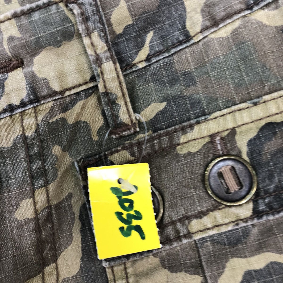 Japanese Brand DL Xgirl Military camo Multipocket Cargo Pants #2035 Size 29" - 7 Thumbnail