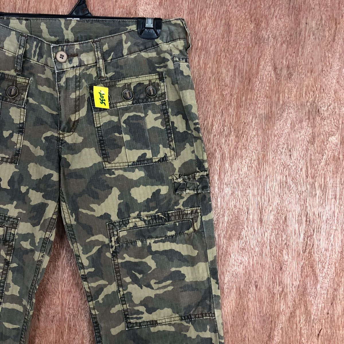 Japanese Brand DL Xgirl Military camo Multipocket Cargo Pants #2035 Size 29" - 5 Thumbnail