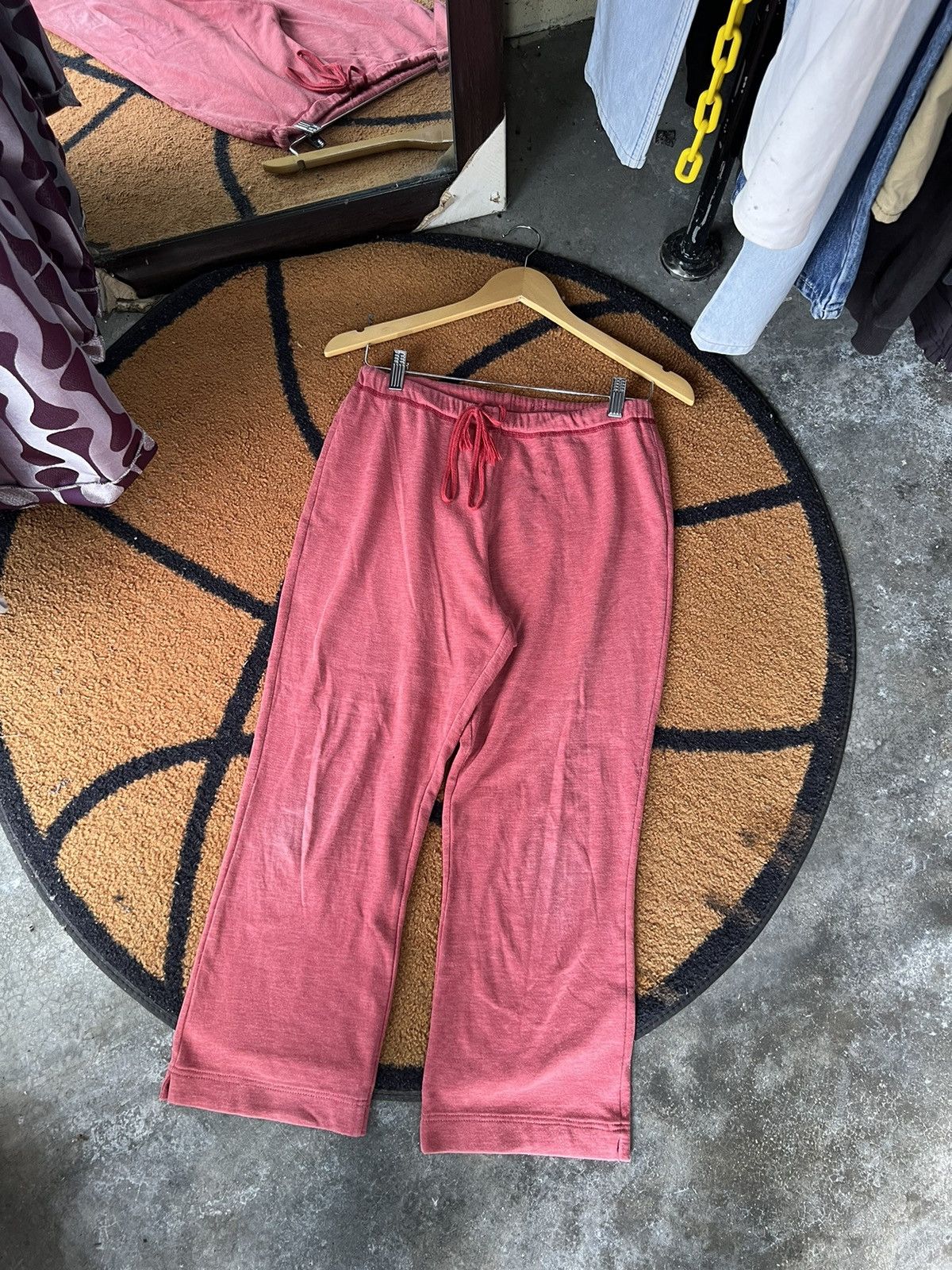 image of Yohji Yamamoto x YS Y’S For Living Drawstring Sweatpant in Red, Women's (Size 28)