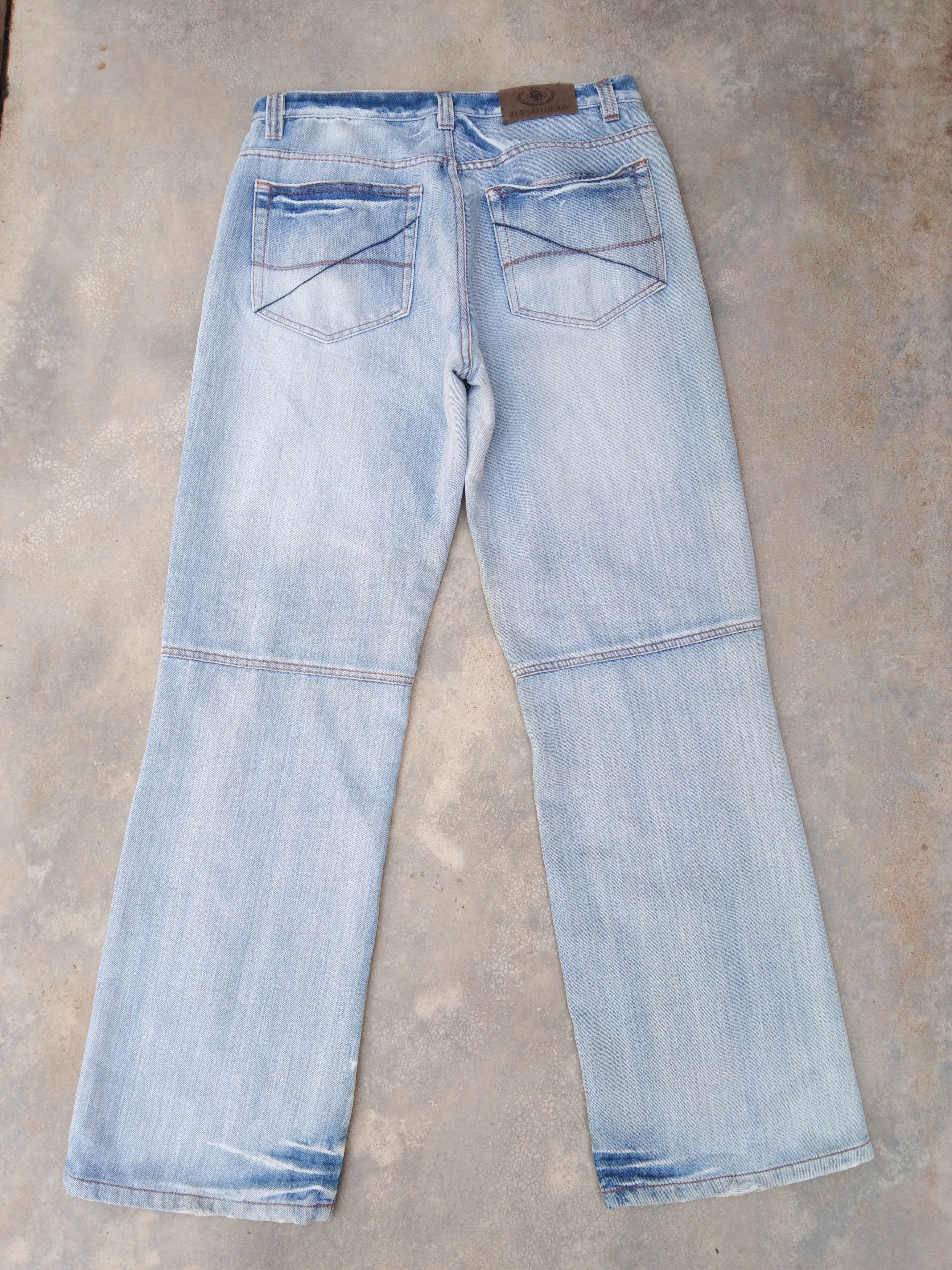 Jean Reward Denim Faded Blue Boot Cut Jeans 32x33 Size US 32 / EU 48 - 2 Thumbnail