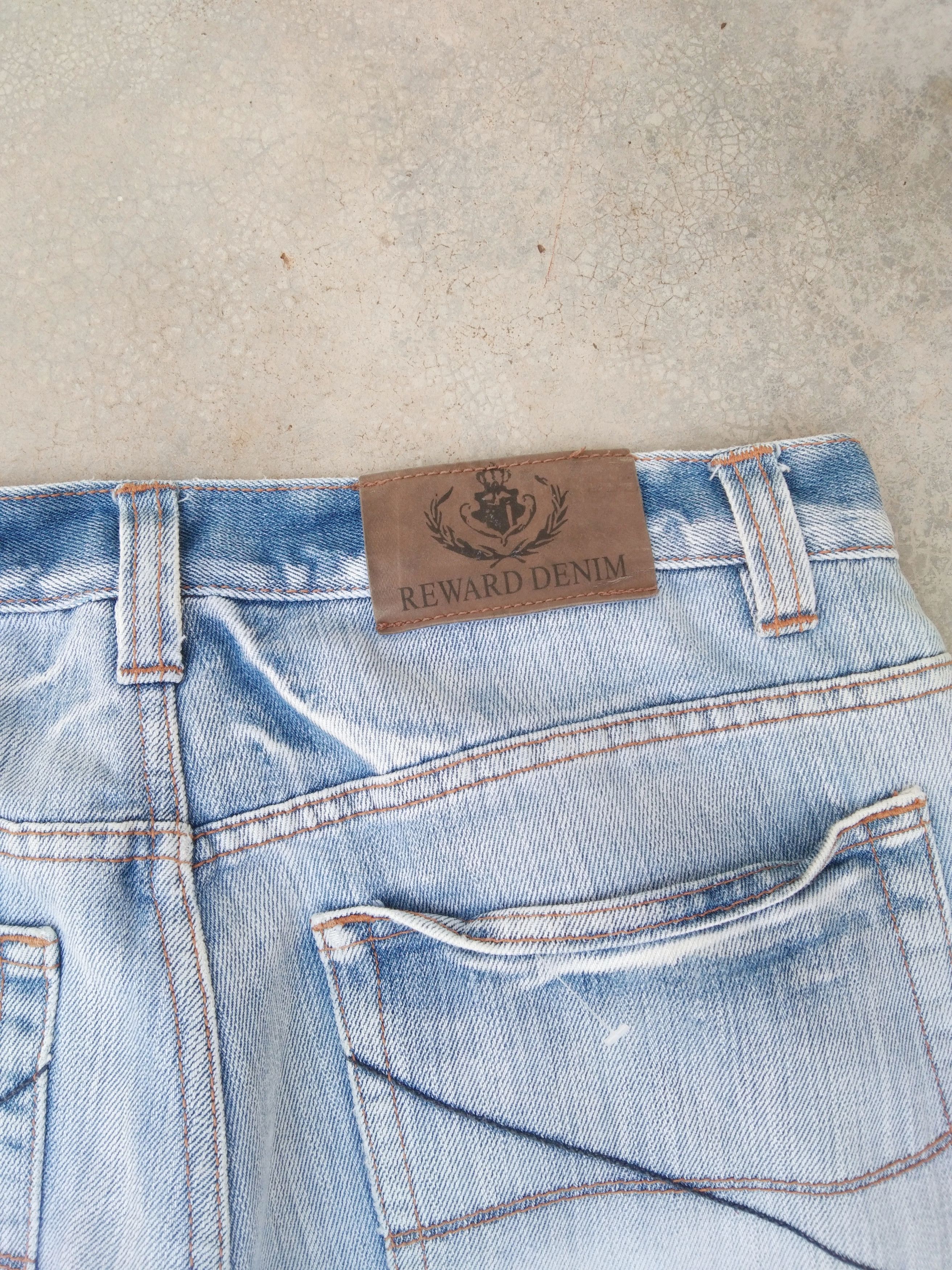 Jean Reward Denim Faded Blue Boot Cut Jeans 32x33 Size US 32 / EU 48 - 3 Thumbnail