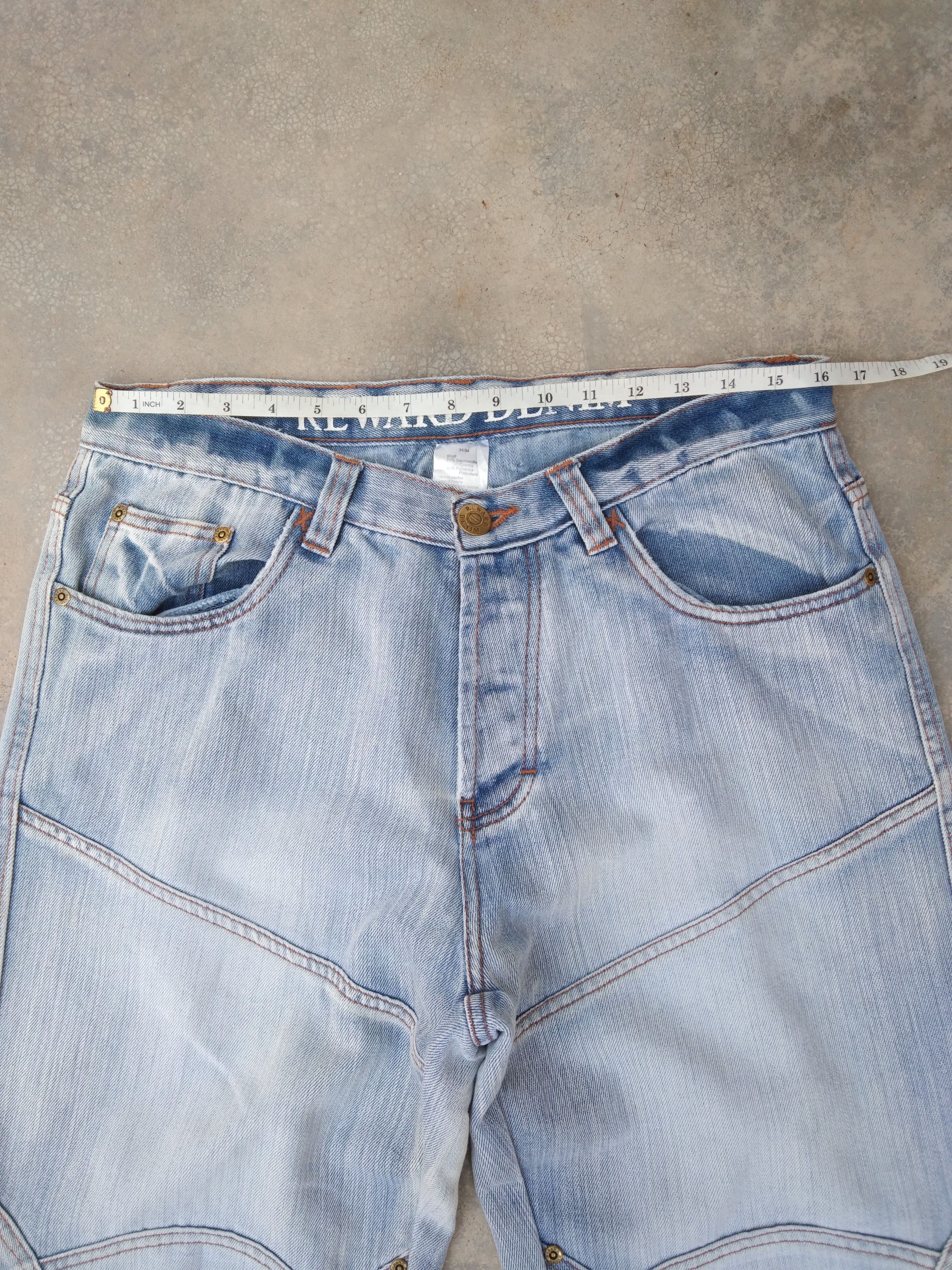 Jean Reward Denim Faded Blue Boot Cut Jeans 32x33 Size US 32 / EU 48 - 4 Thumbnail