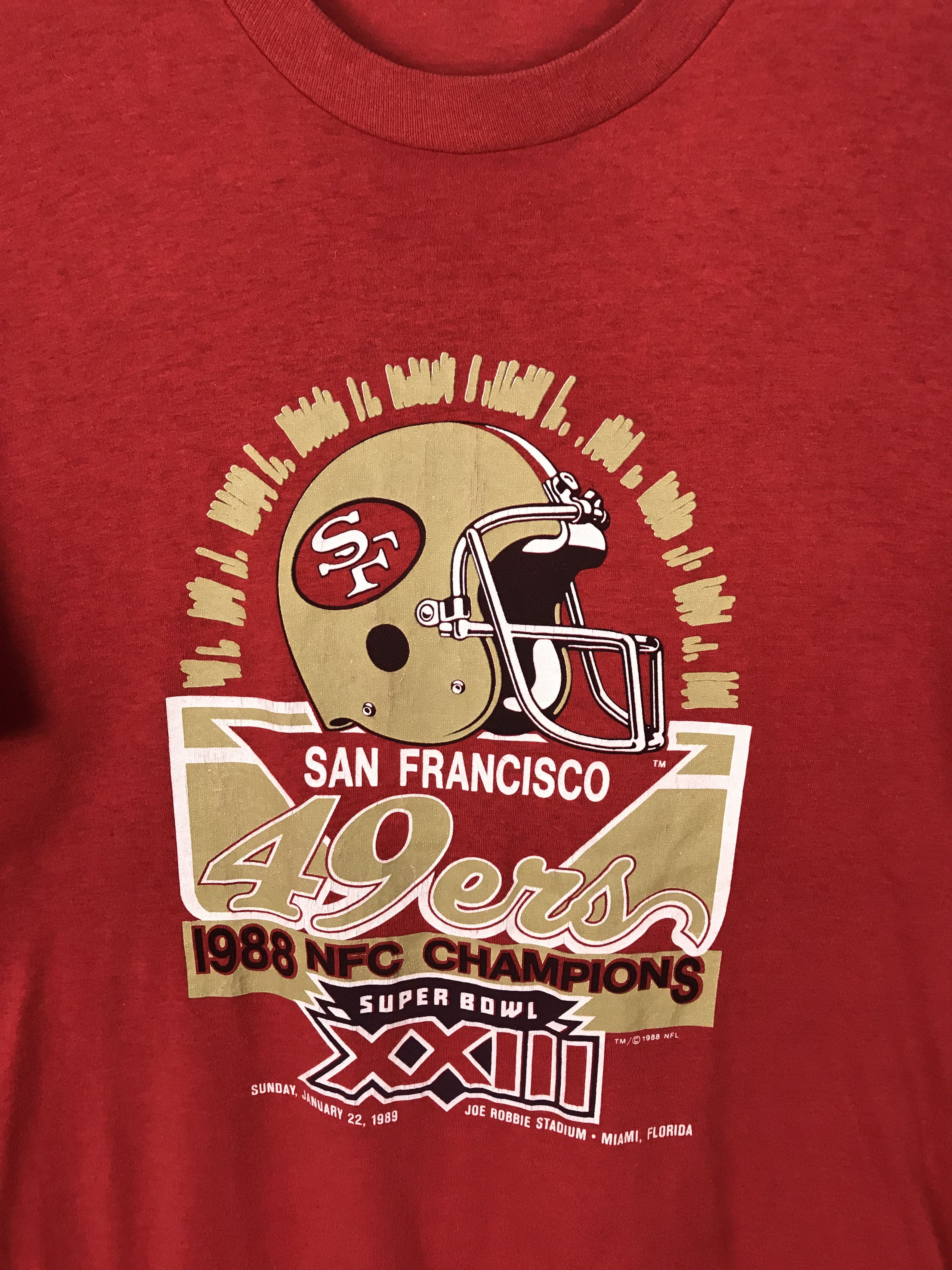 Sports Specialties Vintage 80s SAN FRANCISCO 49ERS Print Shirt Size US L / EU 52-54 / 3 - 3 Thumbnail