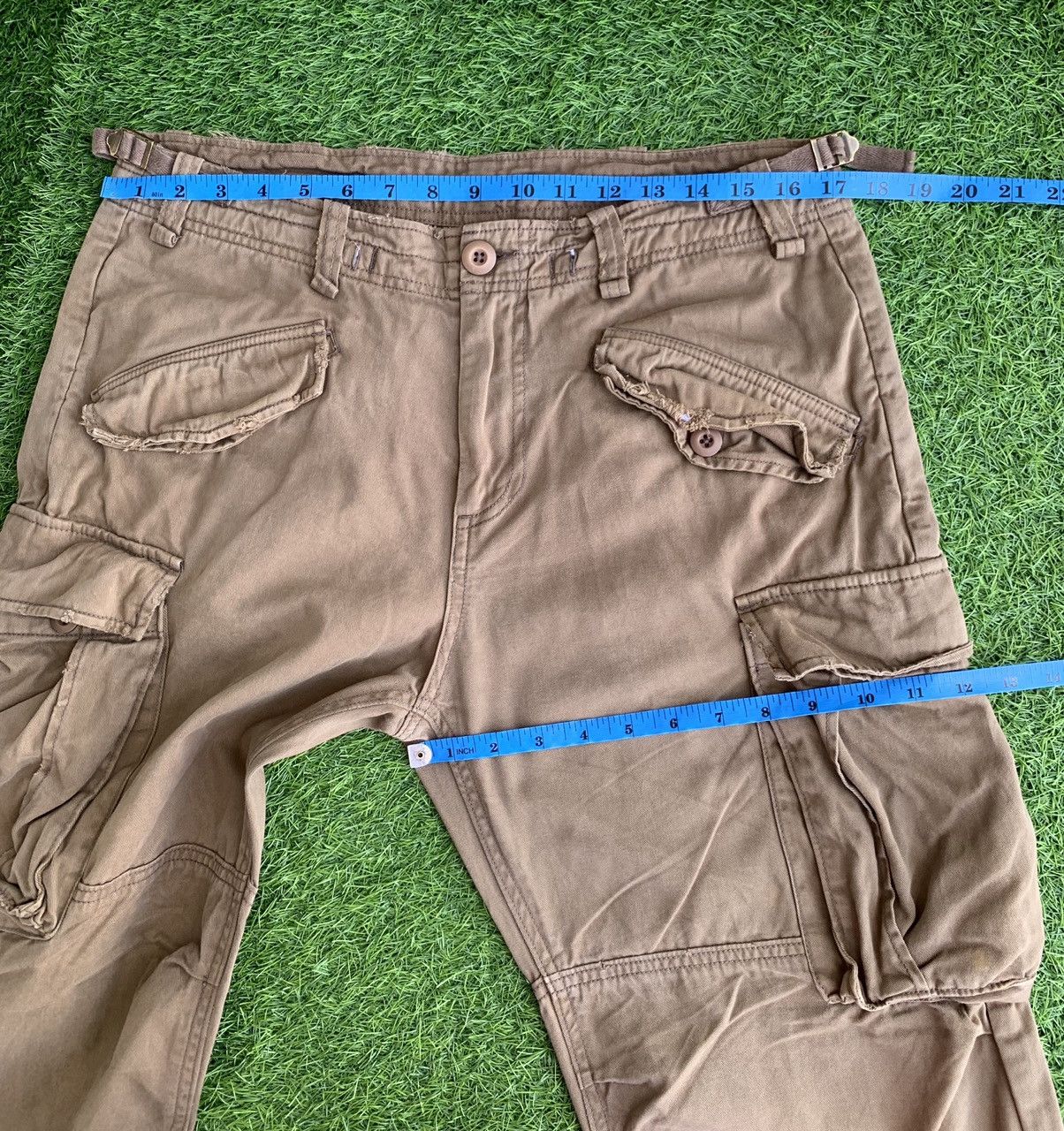 Japanese Brand Japanese Brand Margioo 6 Pocket Cargo Pants Size US 34 / EU 50 - 13 Thumbnail