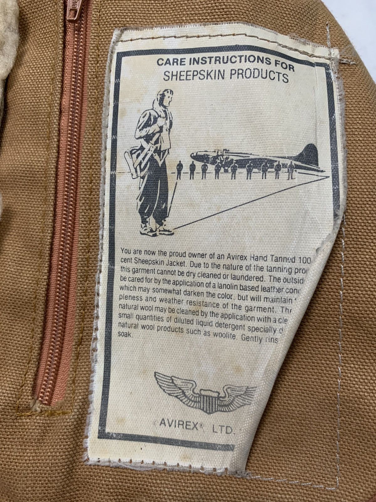 Avirex RARE‼️Avirex LTD Vtg B-3 Leather Sheepskin Shearling Jacket Size US M / EU 48-50 / 2 - 17 Thumbnail