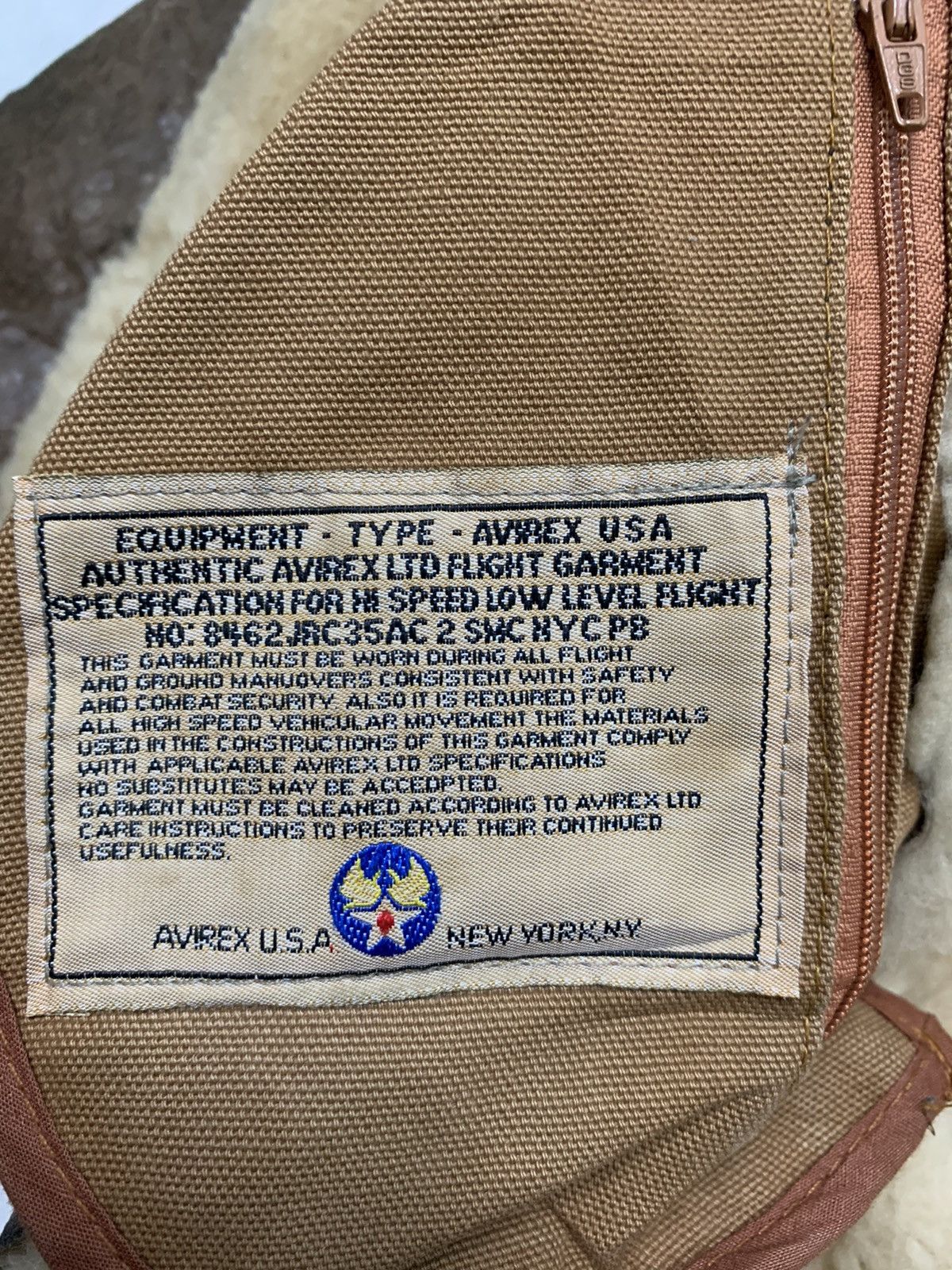 Avirex RARE‼️Avirex LTD Vtg B-3 Leather Sheepskin Shearling Jacket Size US M / EU 48-50 / 2 - 16 Thumbnail