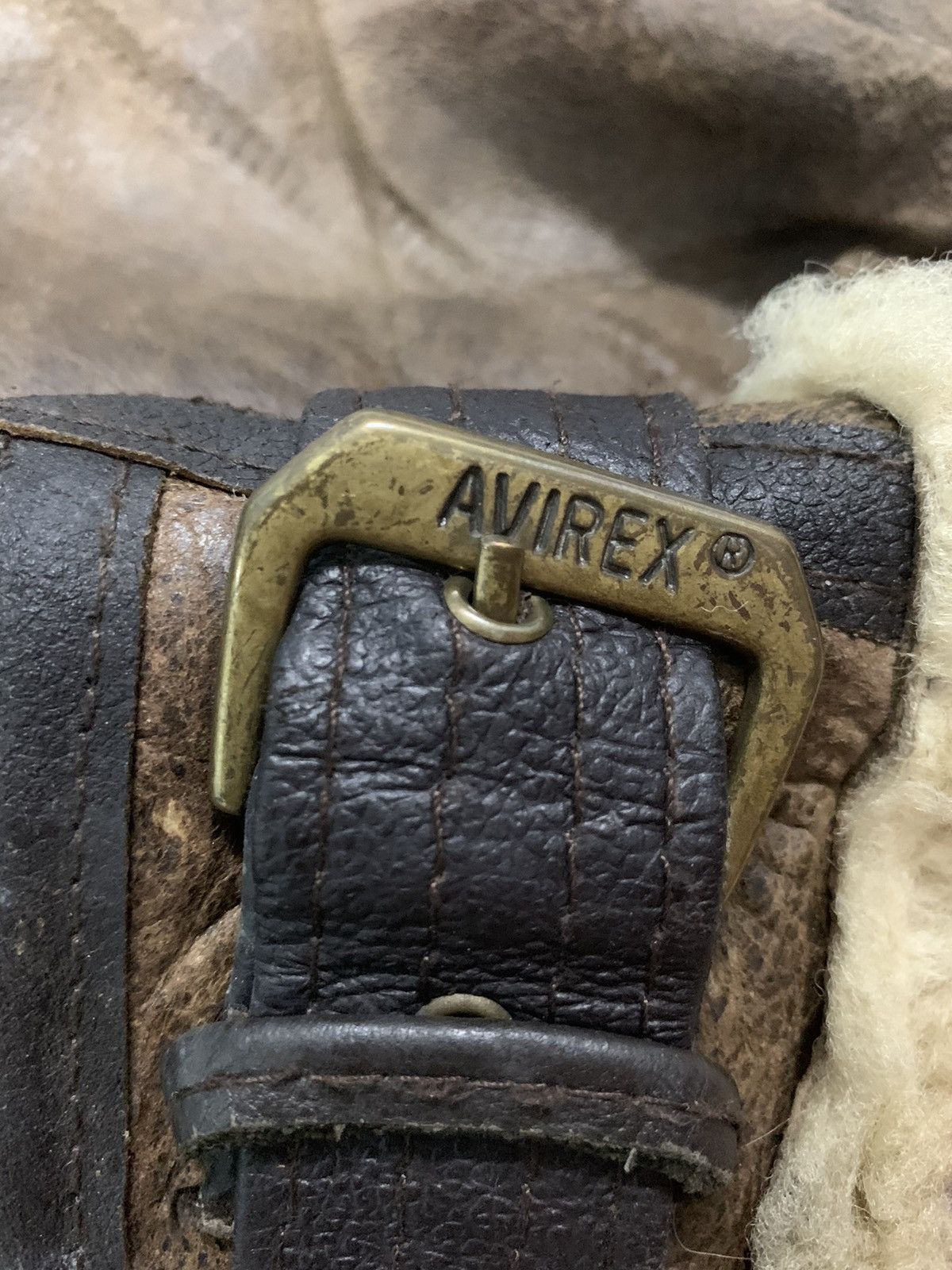 Avirex RARE‼️Avirex LTD Vtg B-3 Leather Sheepskin Shearling Jacket Size US M / EU 48-50 / 2 - 12 Thumbnail