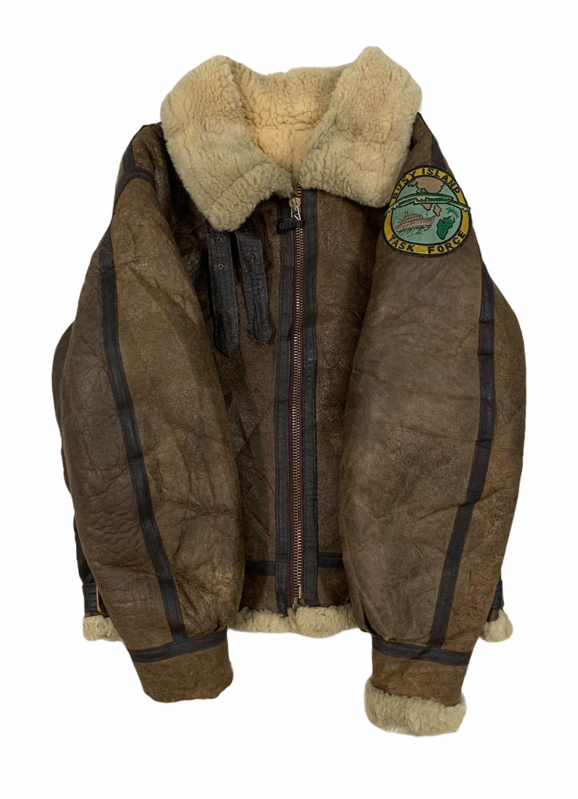 Avirex RARE‼️Avirex LTD Vtg B-3 Leather Sheepskin Shearling Jacket Size US M / EU 48-50 / 2 - 1 Thumbnail