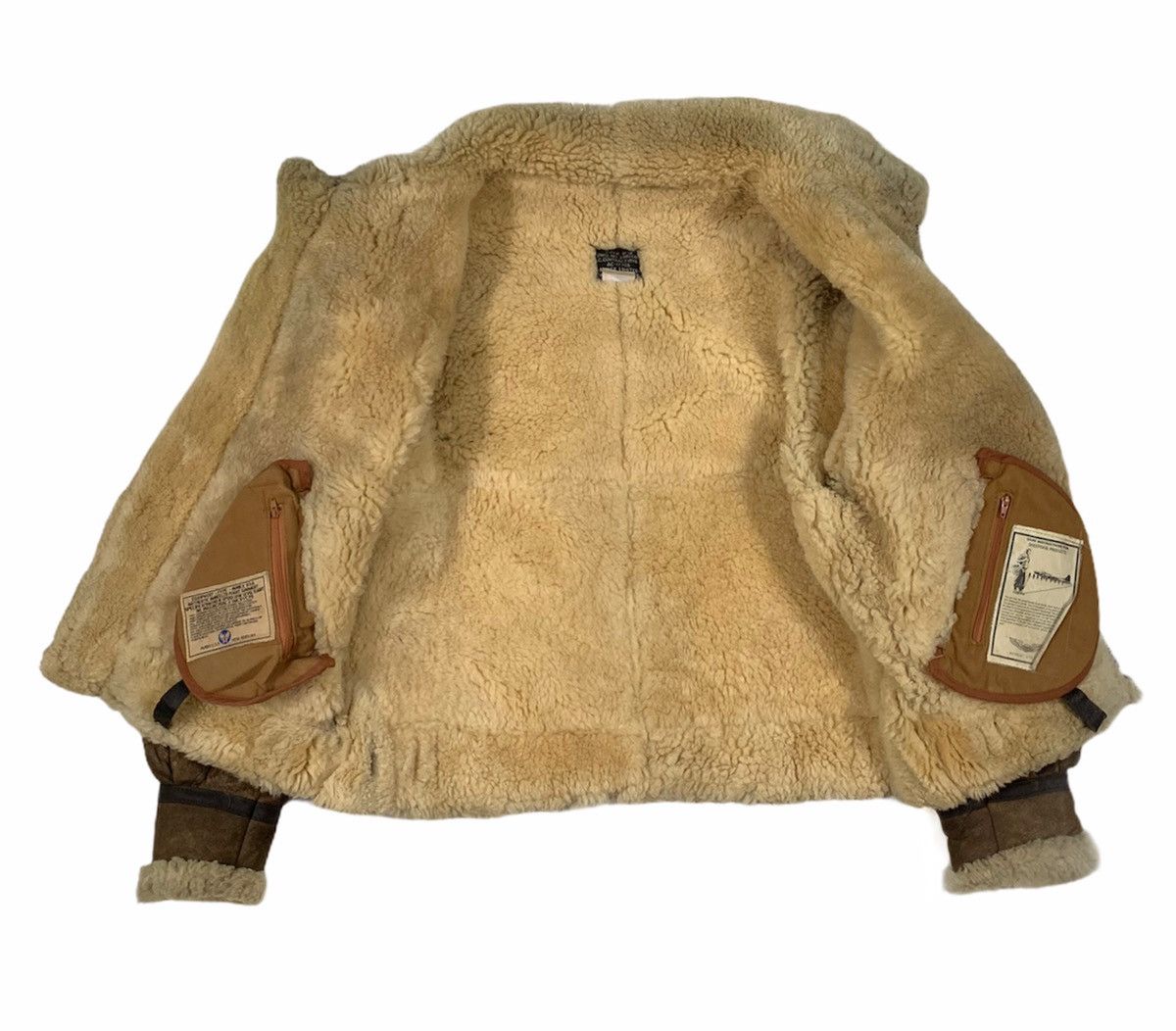 Avirex RARE‼️Avirex LTD Vtg B-3 Leather Sheepskin Shearling Jacket Size US M / EU 48-50 / 2 - 11 Thumbnail