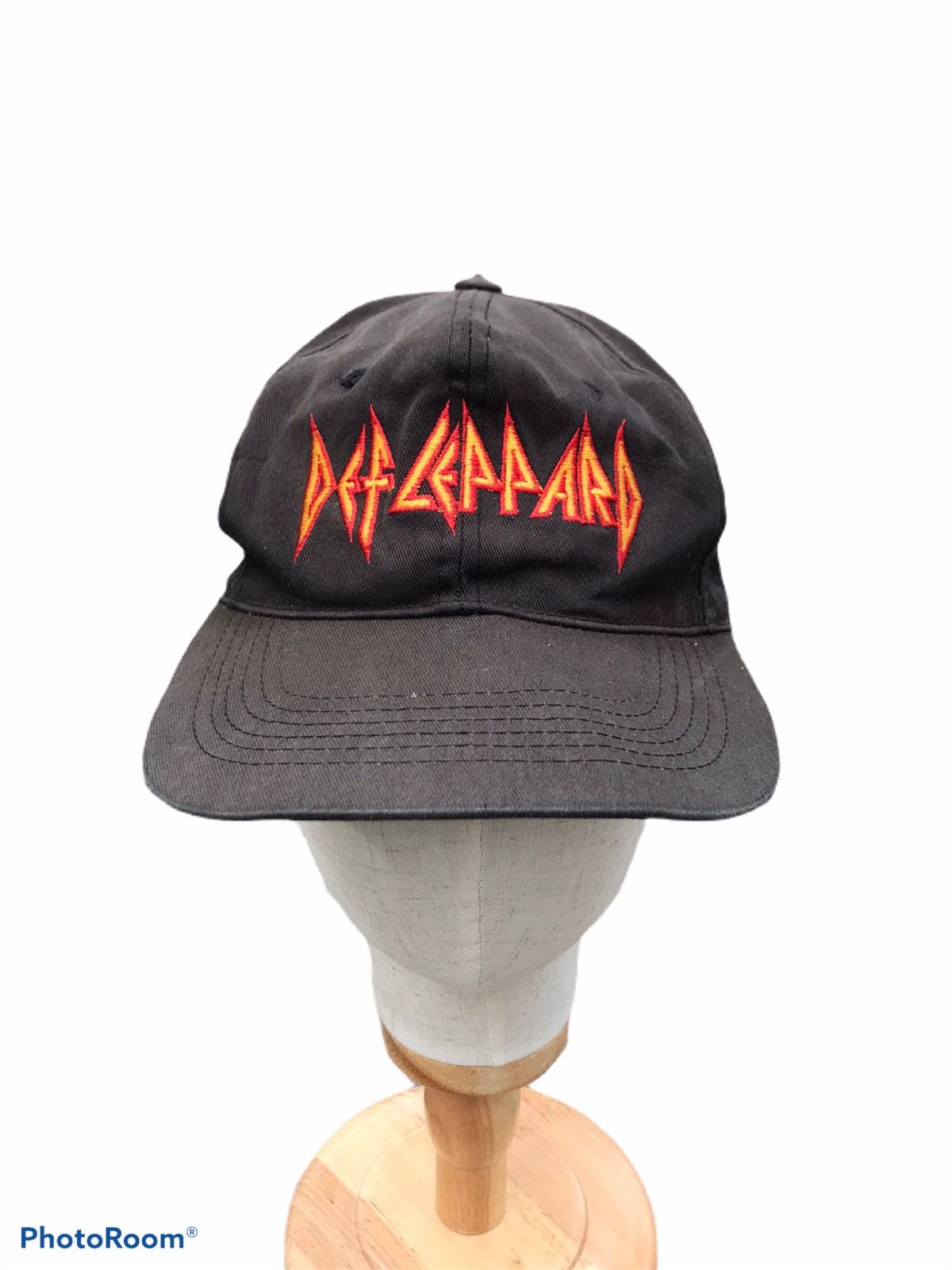 Def Leppard vintage rare 90s mad faded def leppard promo tour cap Size ONE SIZE - 2 Thumbnail