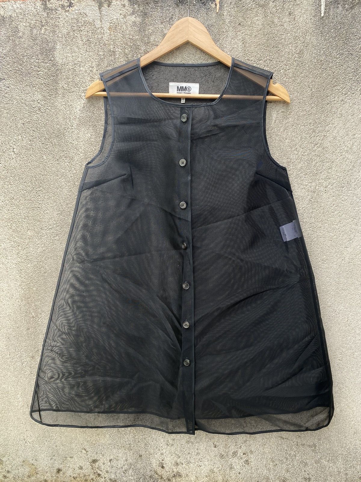 Maison Margiela Maison Martin Margiela MM6 Mesh Less Sleeve Shirt Size S / US 4 / IT 40 - 3 Thumbnail