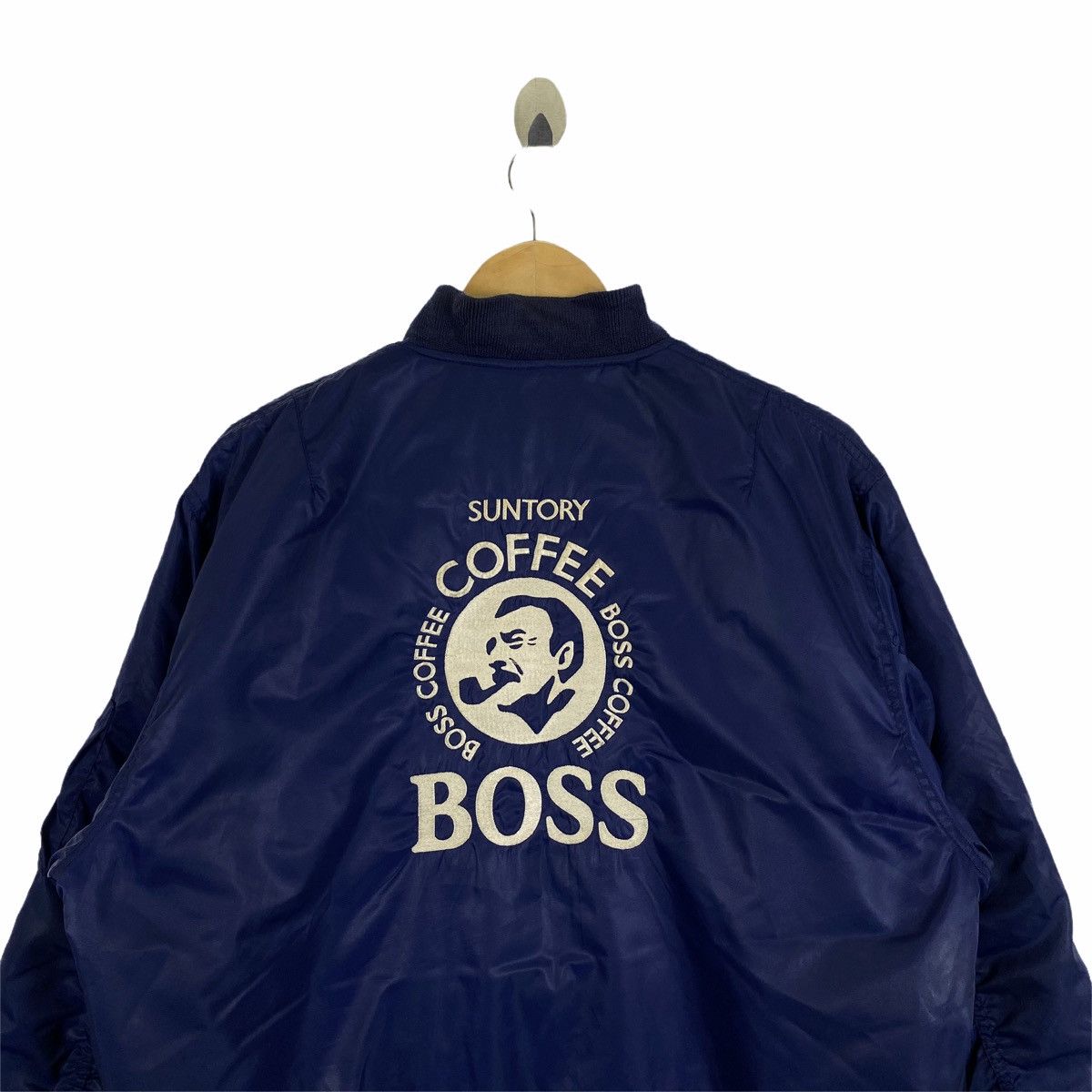Japanese Brand × Vintage VINTAGE SUNTORY BOSS COFFEE JAPANESE BOMBER FLIGHT JACKET Size US L / EU 52-54 / 3 - 6 Thumbnail