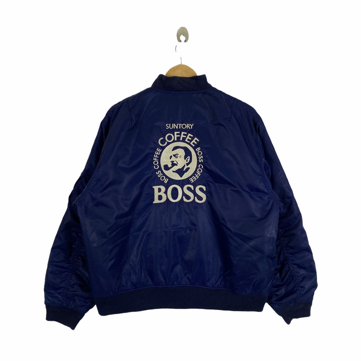 Japanese Brand × Vintage VINTAGE SUNTORY BOSS COFFEE JAPANESE BOMBER FLIGHT JACKET Size US L / EU 52-54 / 3 - 1 Thumbnail