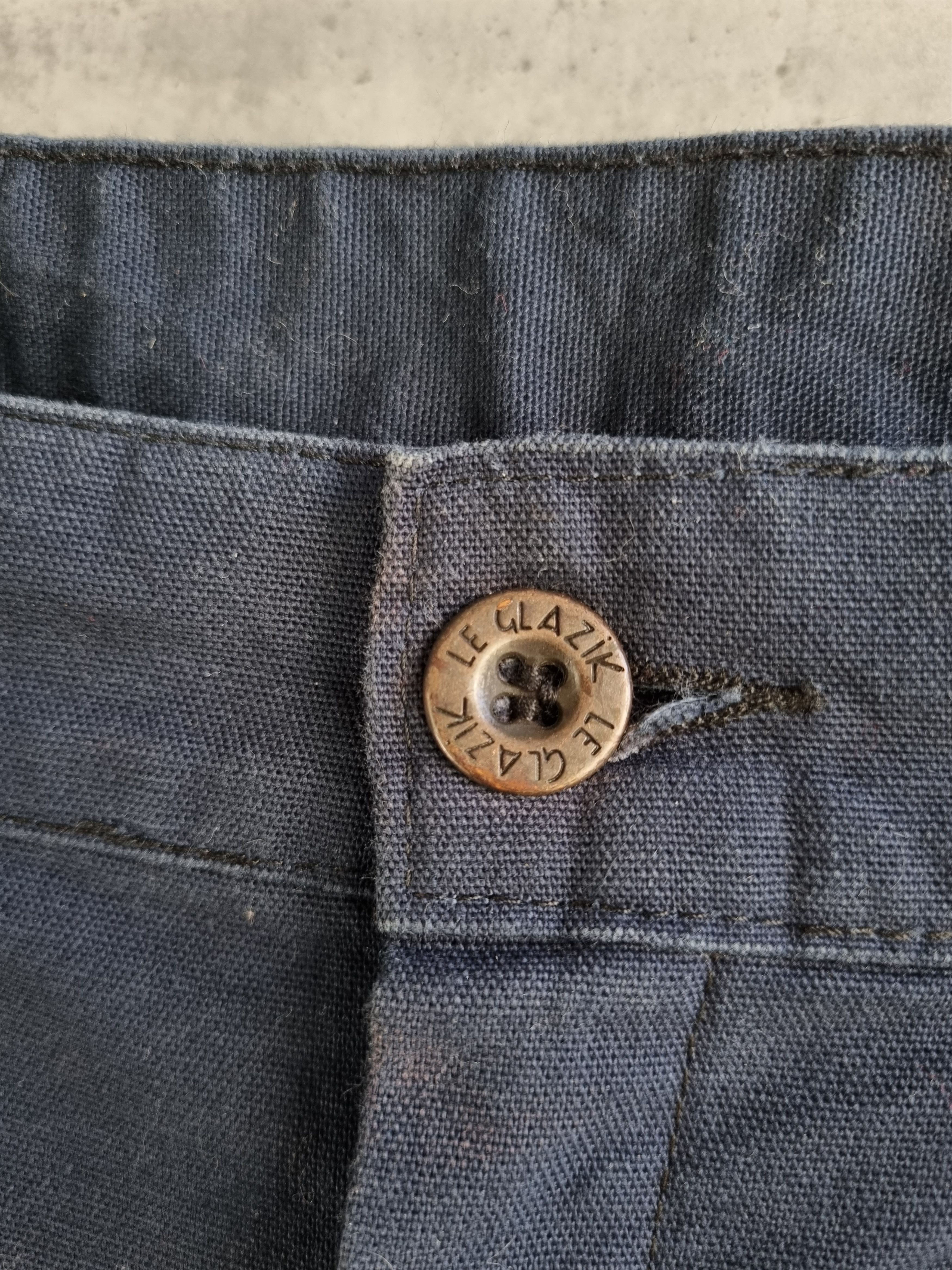 Le Laboureur × Vetra Rare Le Glazik Sanfor Worker Cotton Pants Size US 31 - 11 Thumbnail