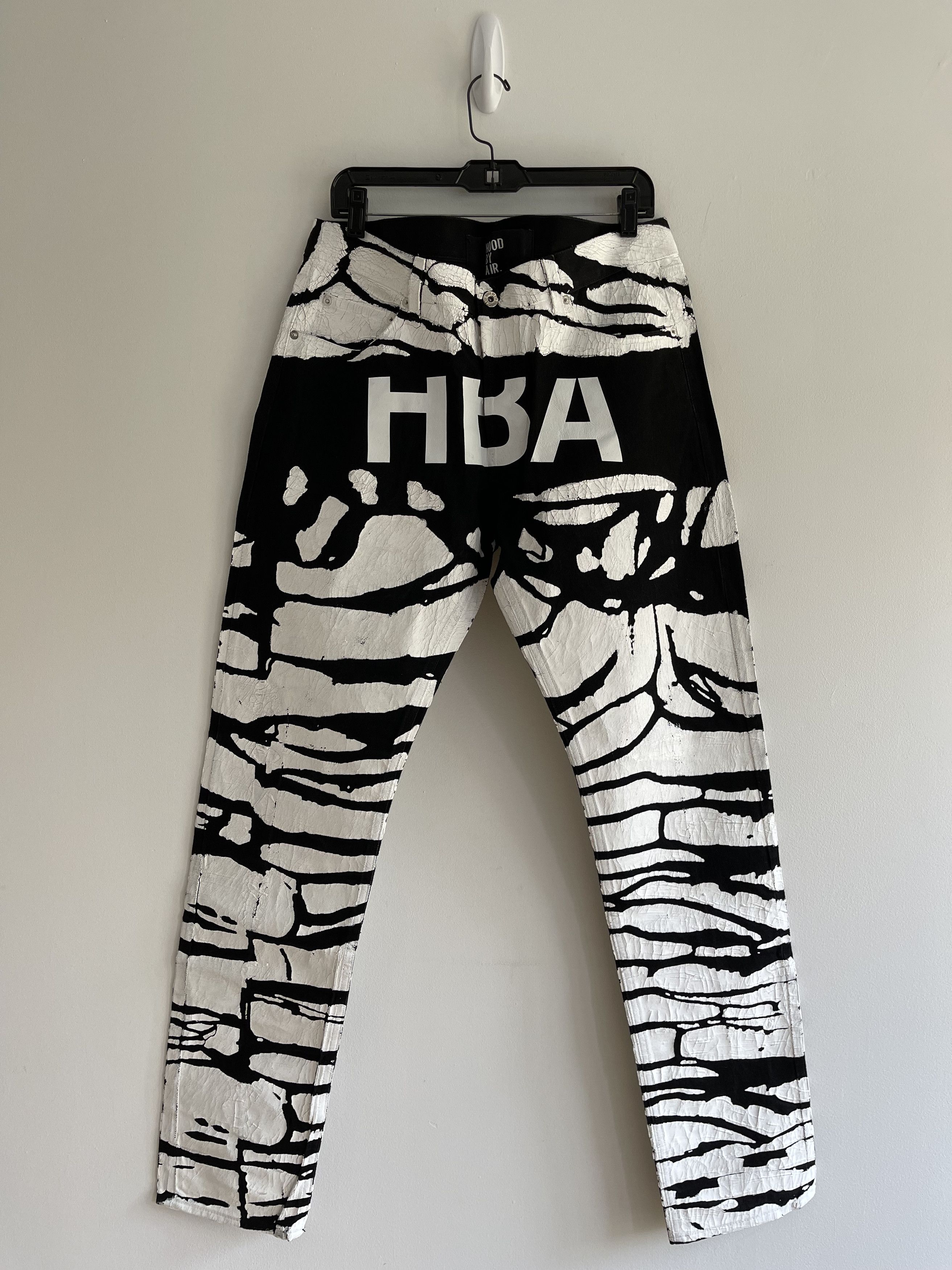 Hood By Air Hood by Air - HBA Logo Black Denim Jeans | Grailed