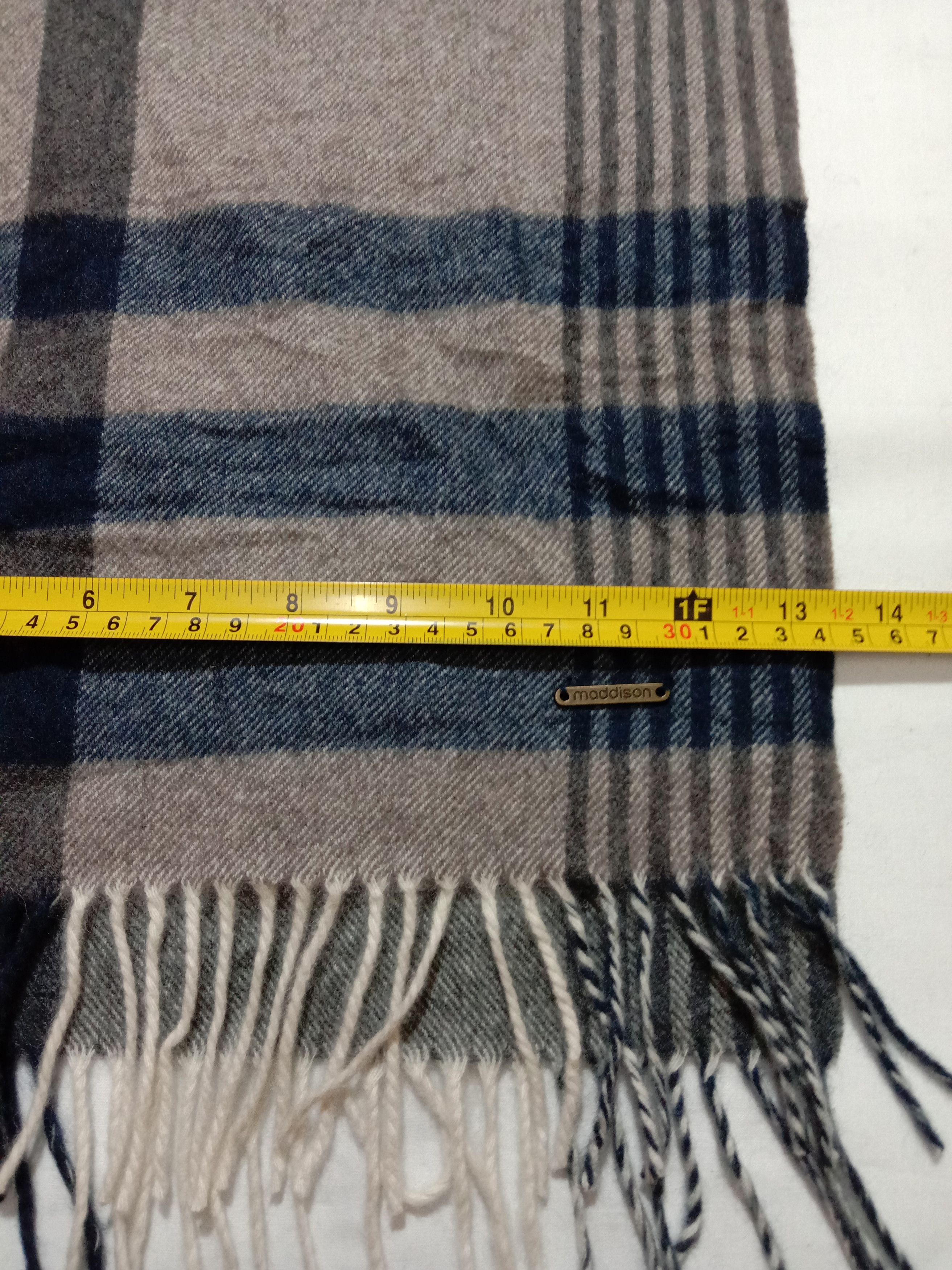 Designer Maddison Muffler/Scarf Check Plaid Design Size ONE SIZE - 4 Thumbnail
