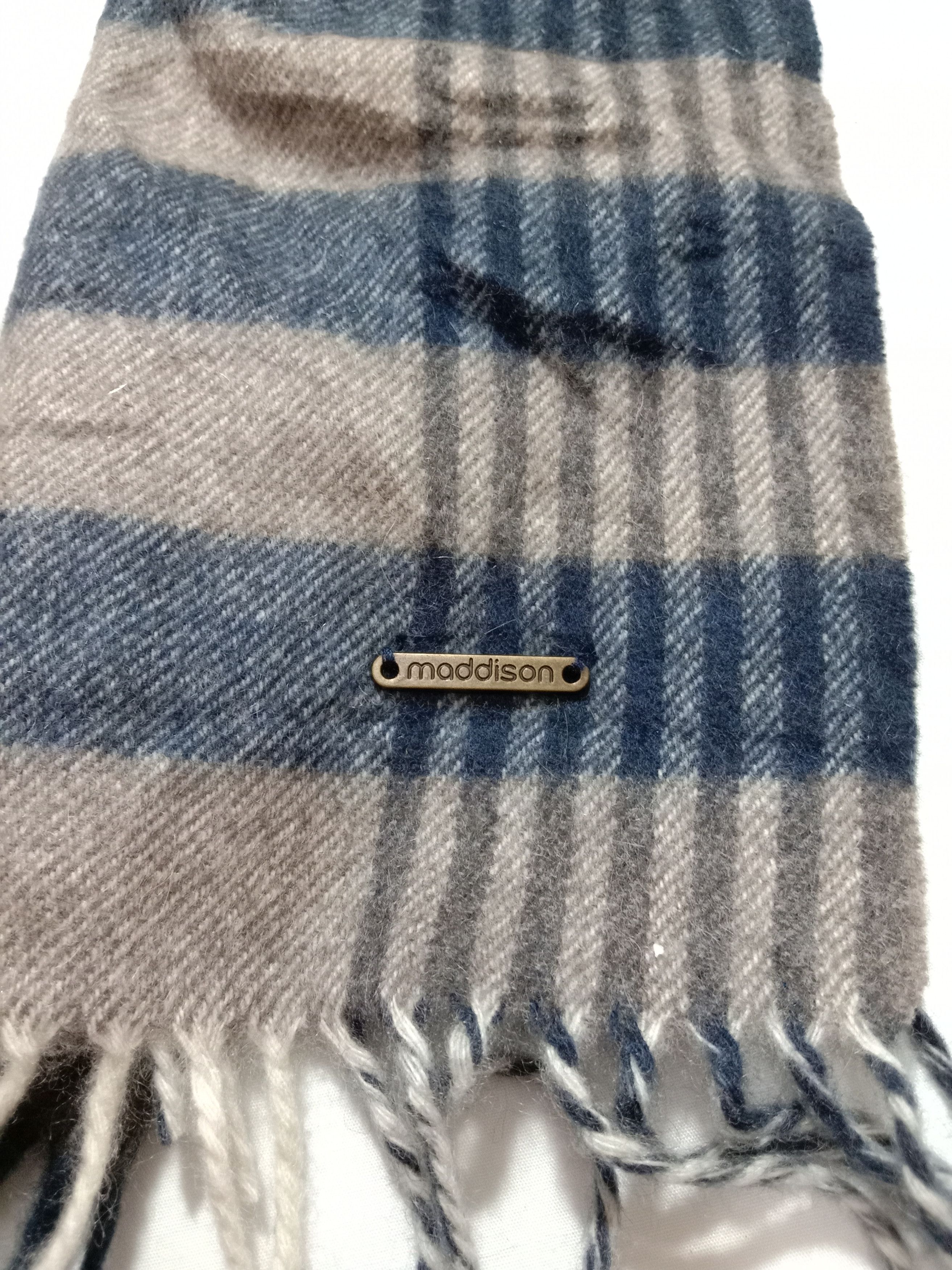 Designer Maddison Muffler/Scarf Check Plaid Design Size ONE SIZE - 3 Thumbnail