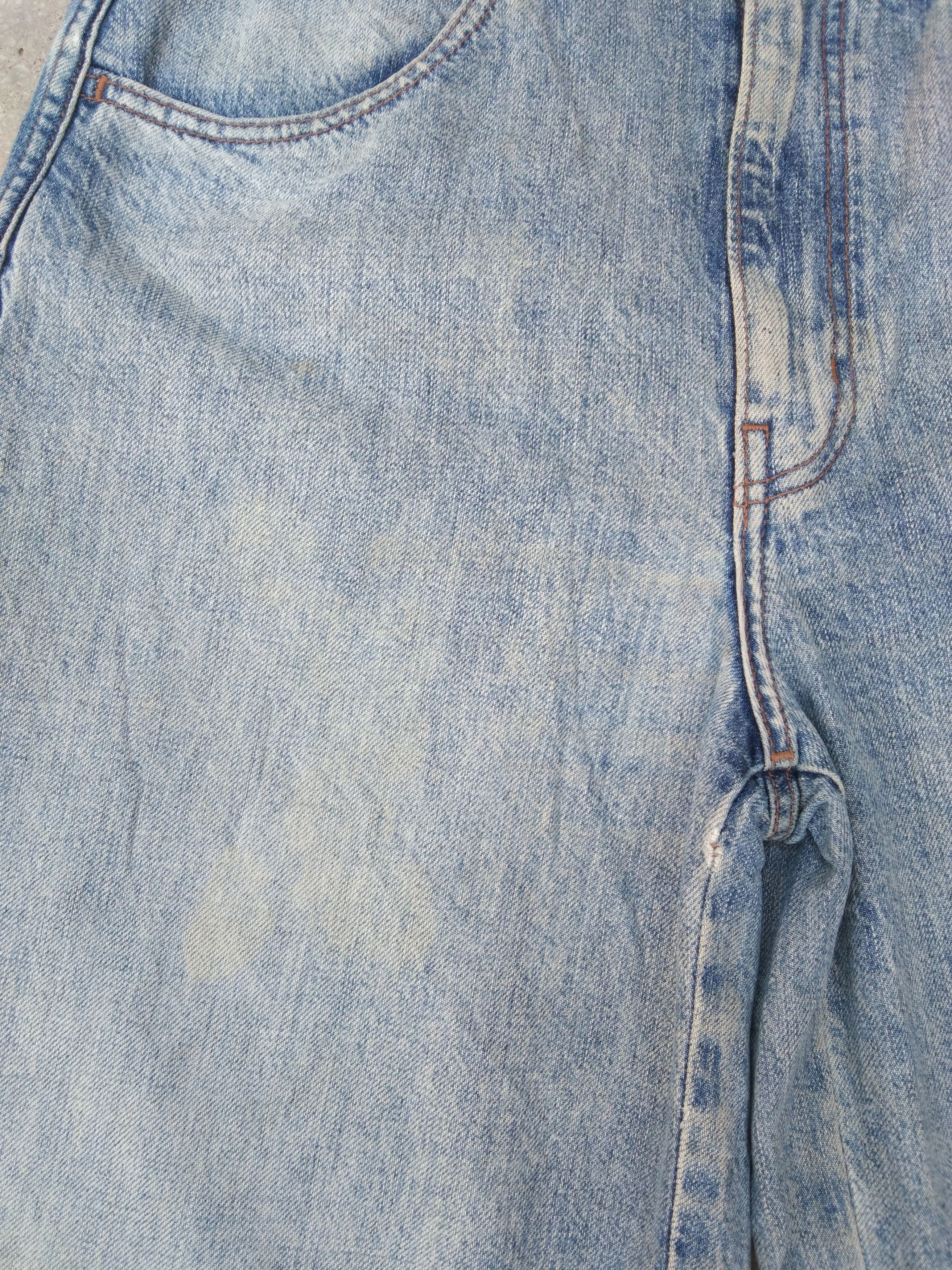 Japanese Brand Vintage Distressed Uniqlo Loose Baggy Jeans 28x32 Size US 28 / EU 44 - 3 Thumbnail