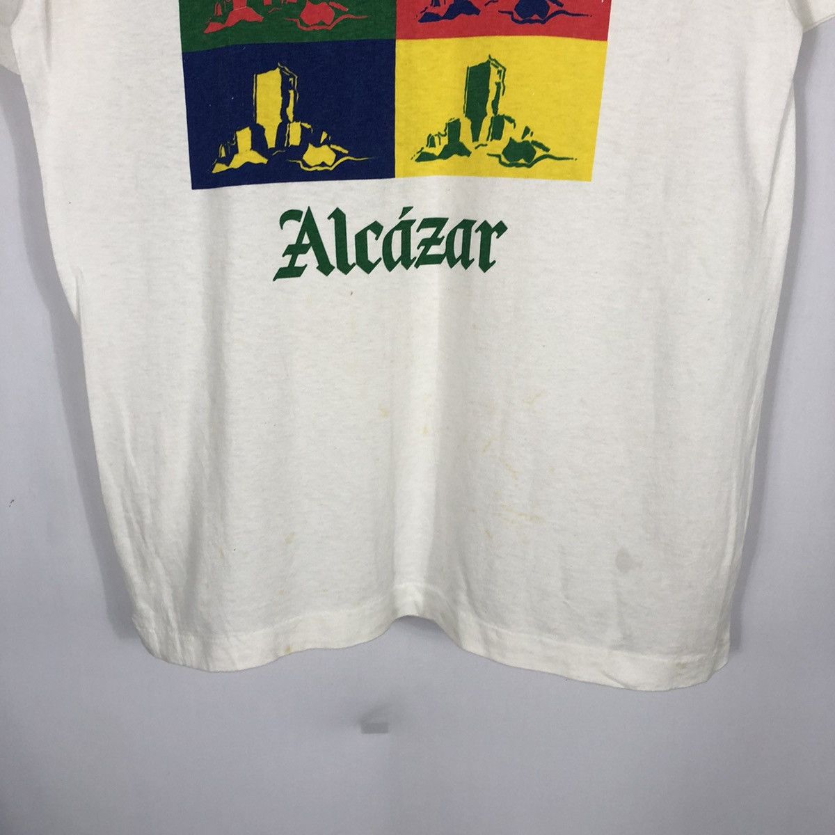 Vintage 🔥Rare🔥90s🔥Vintage Alcazar Pop Art Design By Screen Stars Size US L / EU 52-54 / 3 - 3 Thumbnail