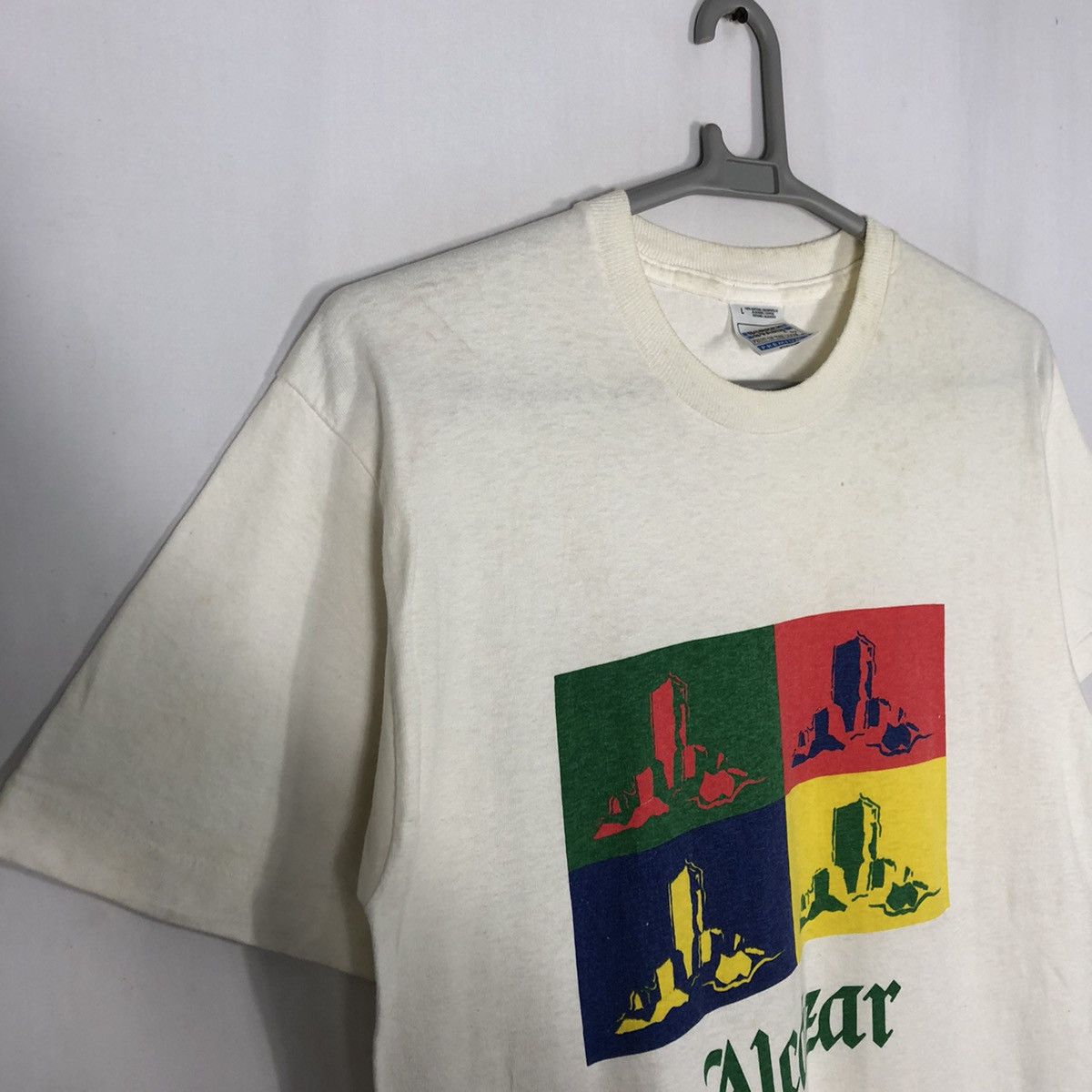 Vintage 🔥Rare🔥90s🔥Vintage Alcazar Pop Art Design By Screen Stars Size US L / EU 52-54 / 3 - 7 Thumbnail