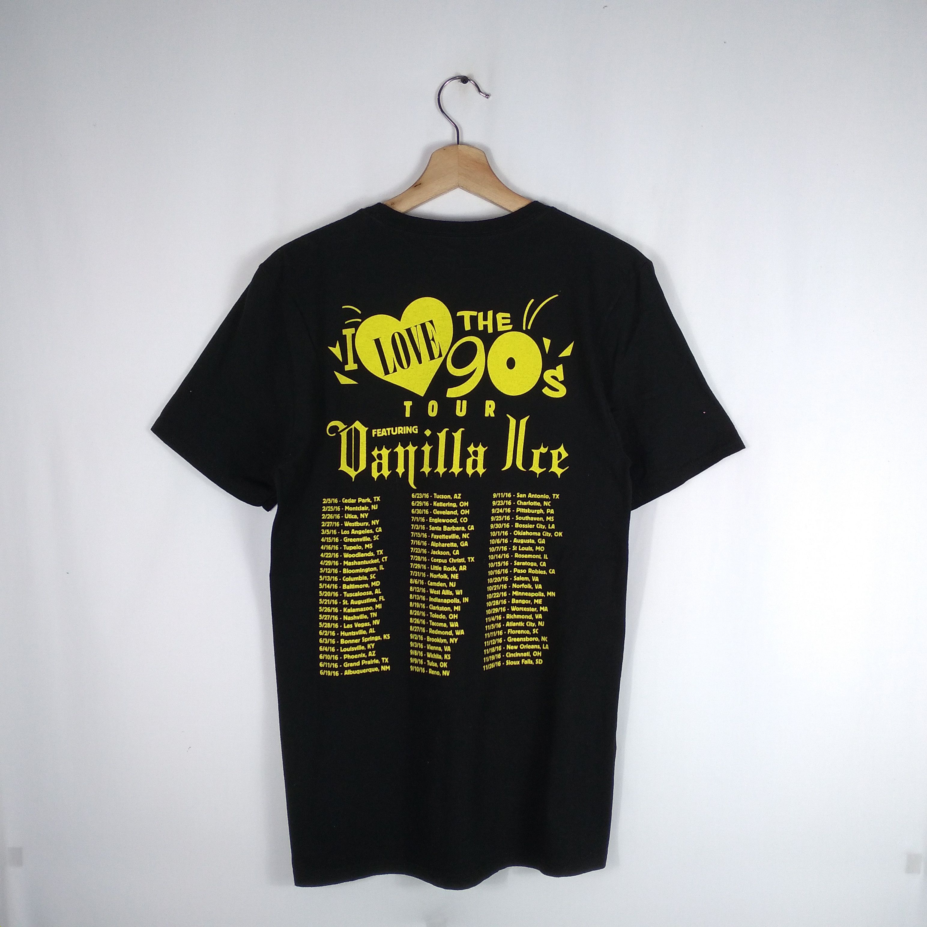 Band Tees × Rap Tees I Love 90s Concert Featuring Vanilla Ice Tour Tee Size US M / EU 48-50 / 2 - 4 Thumbnail