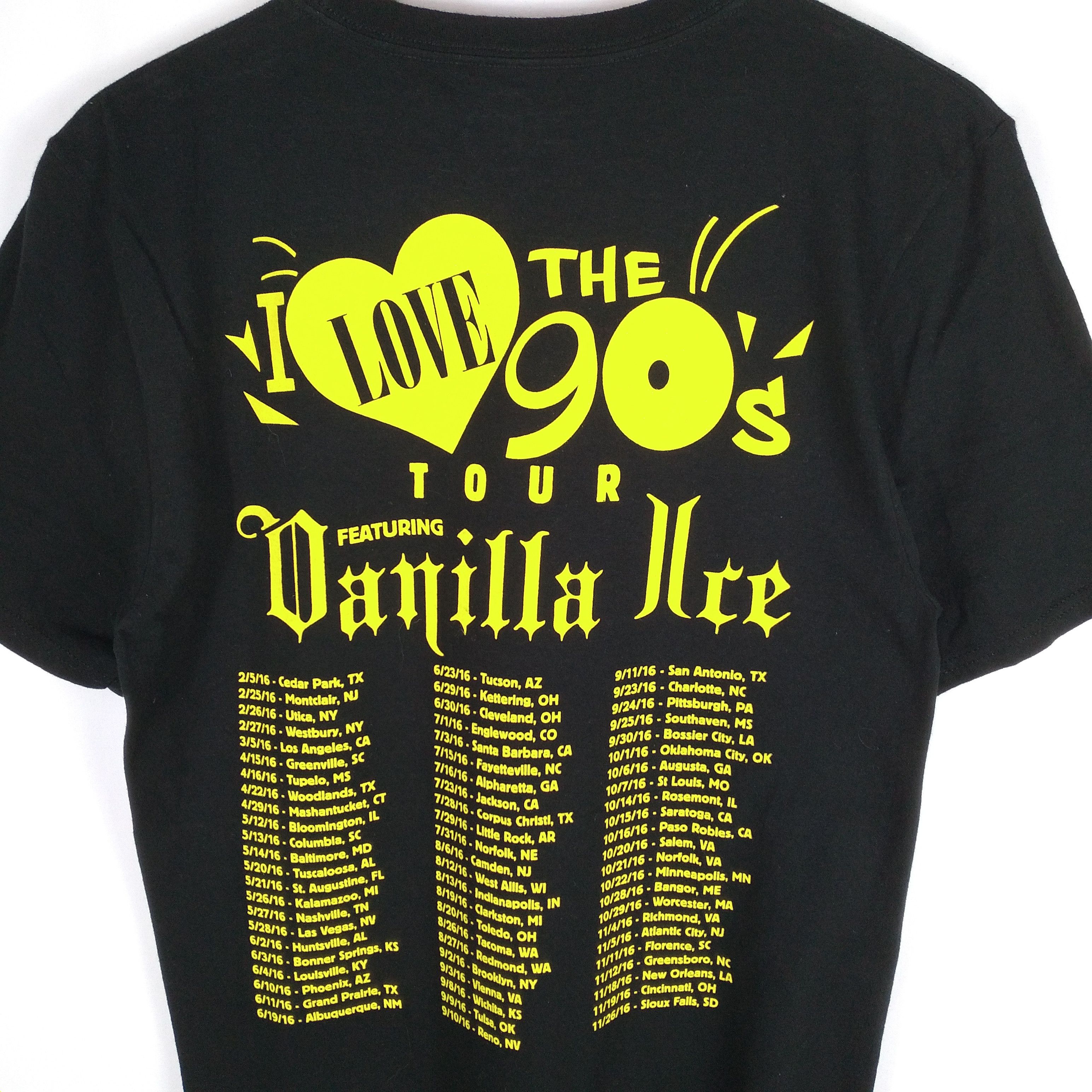 Band Tees × Rap Tees I Love 90s Concert Featuring Vanilla Ice Tour Tee Size US M / EU 48-50 / 2 - 5 Thumbnail