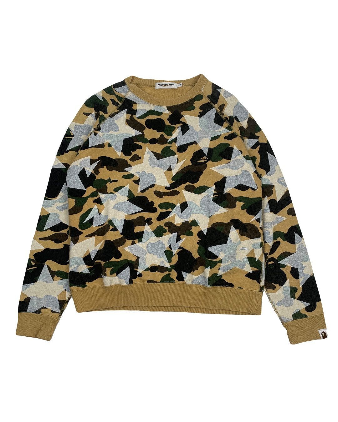 Bape a bathing ape bapesta camo crewneck pullover Size US S / EU 44-46 / 1 - 1 Thumbnail