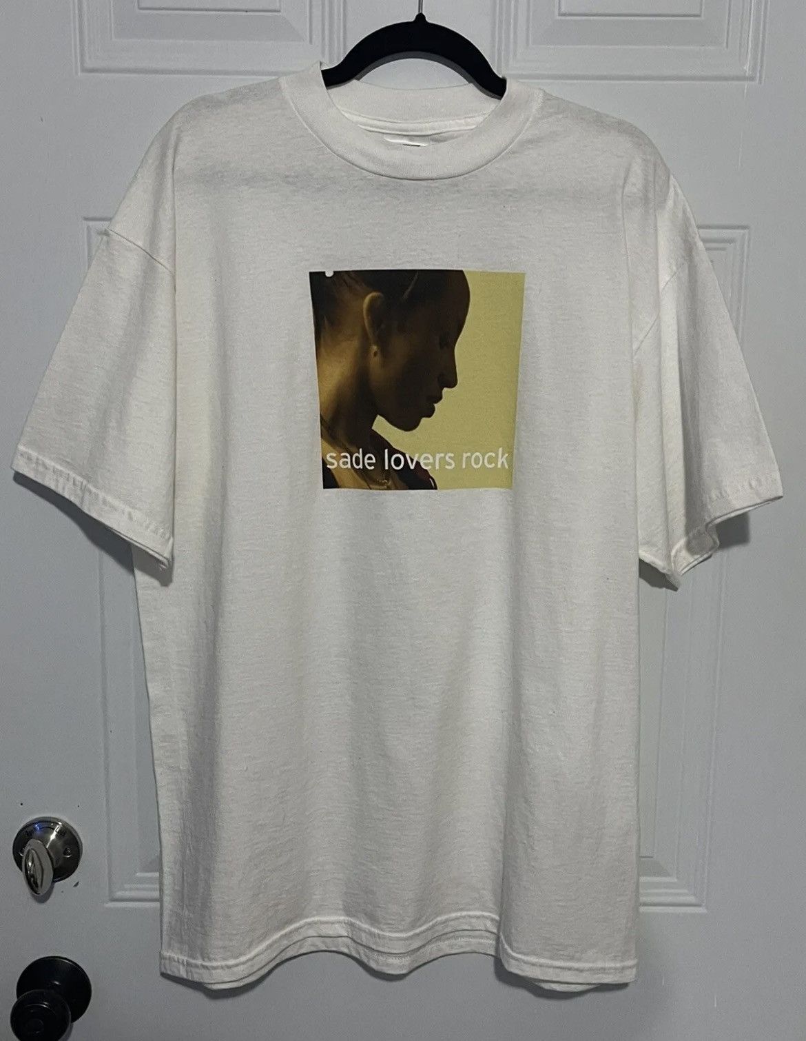 image of Band Tees x Tultex Vintage Sade Lovers Rock Live Tour Shirt Size XL in White, Men's