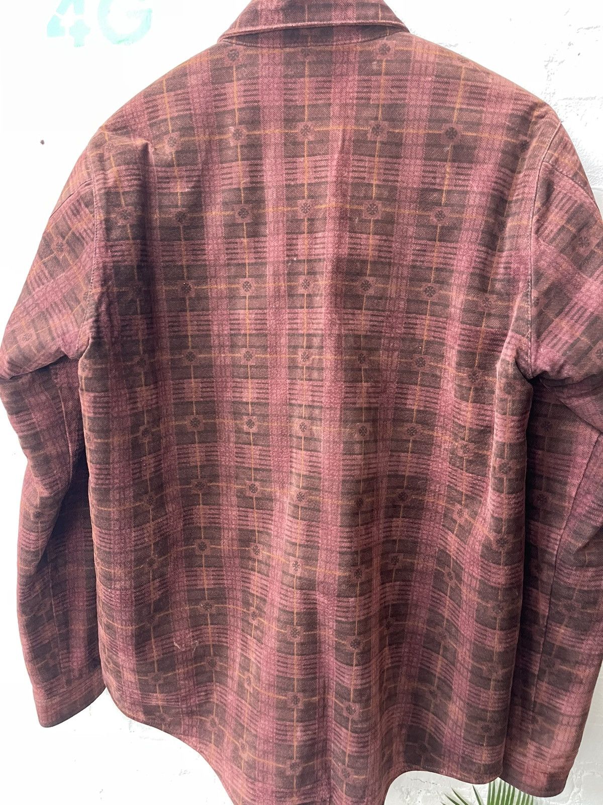 Chrome Hearts Chrome Hearts Plus Plaid SUEDE Jacket SHEARLING INTERIOR L Size US L / EU 52-54 / 3 - 9 Thumbnail