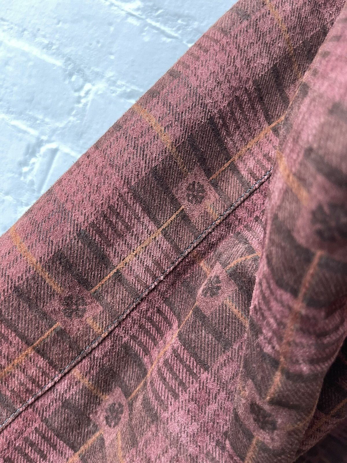 Chrome Hearts Chrome Hearts Plus Plaid SUEDE Jacket SHEARLING INTERIOR L Size US L / EU 52-54 / 3 - 12 Thumbnail