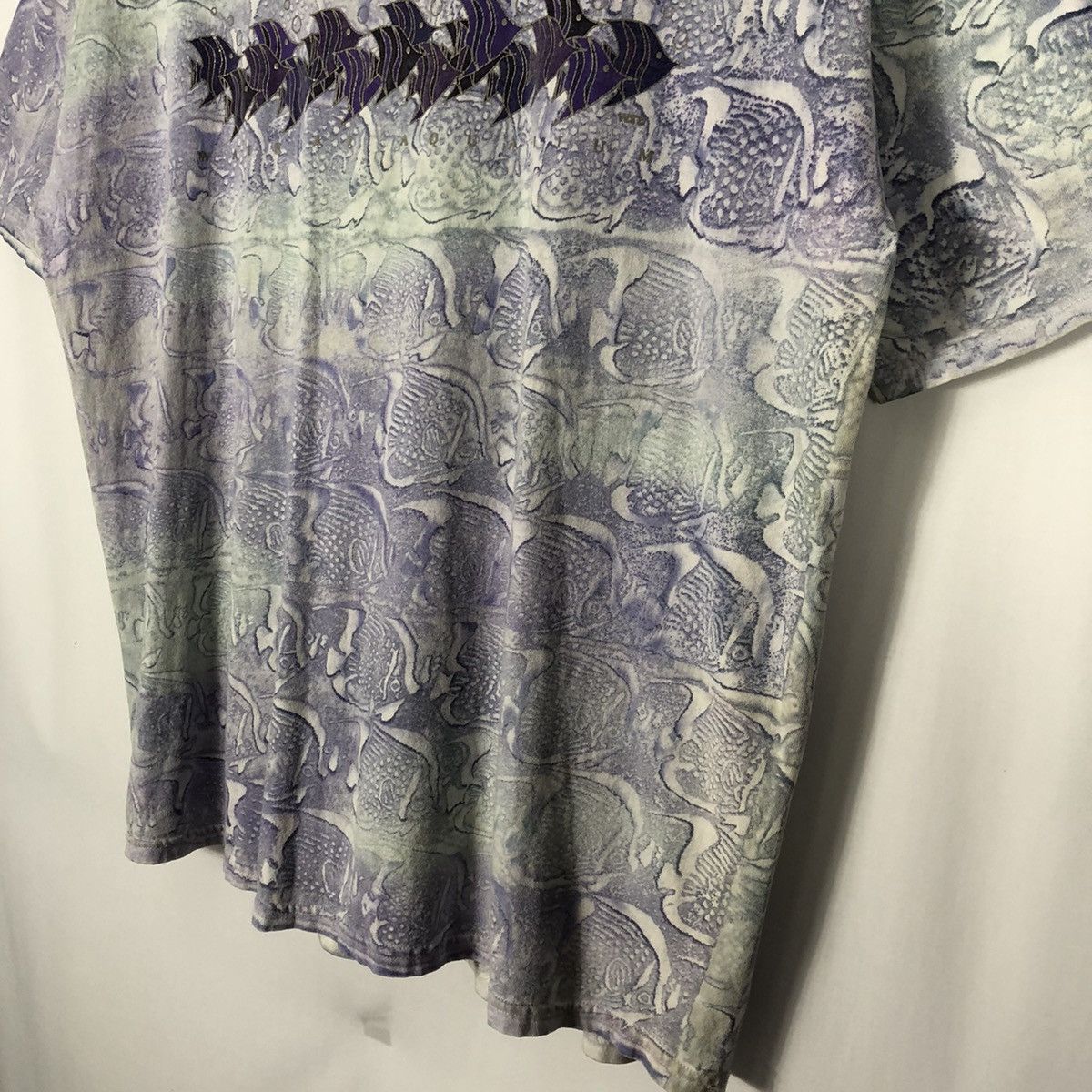 Habitat × Vintage 🔥Nice🔥Vintage Waikiki Aquarium Sea Life Tye Dye tee Size US XL / EU 56 / 4 - 7 Thumbnail