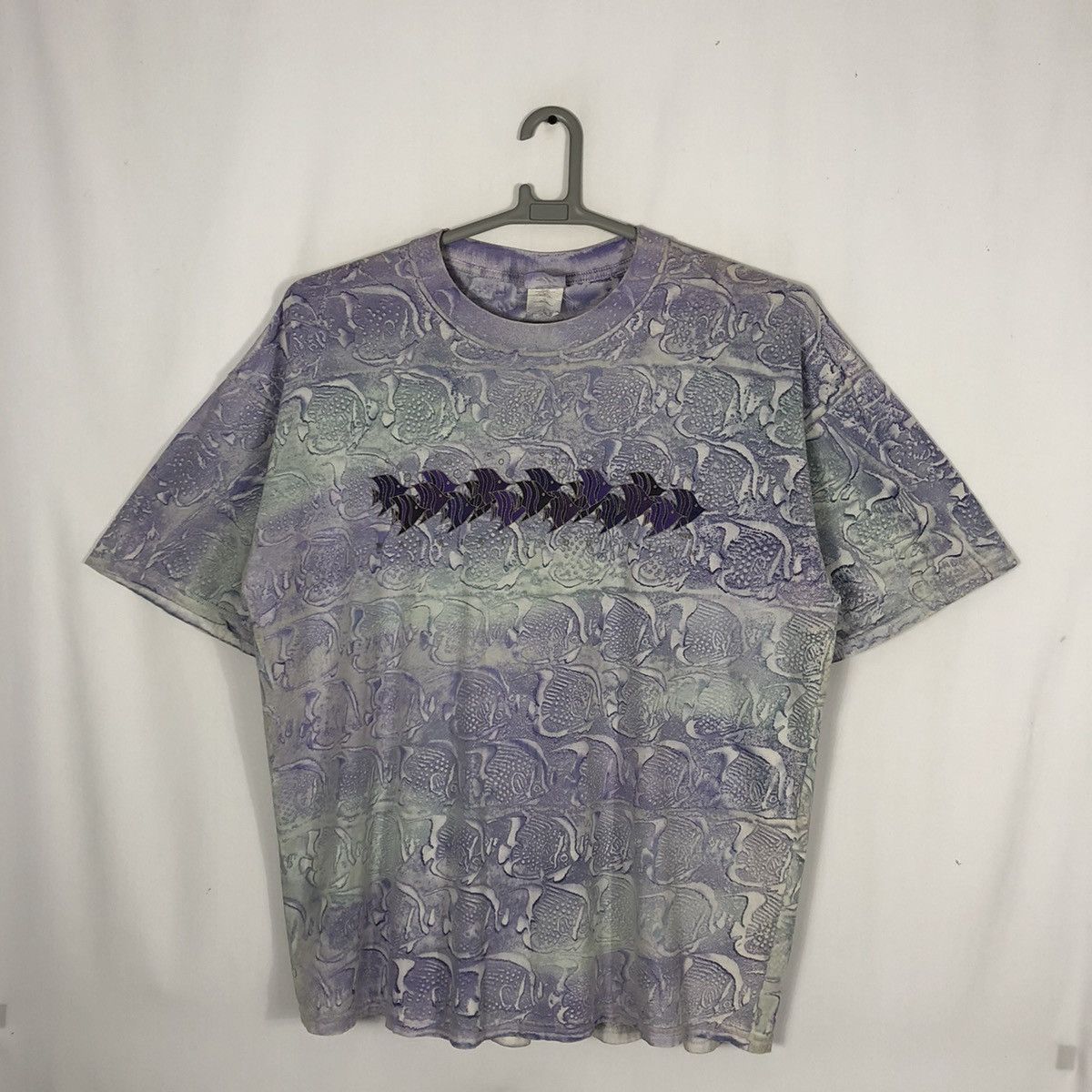 Habitat × Vintage 🔥Nice🔥Vintage Waikiki Aquarium Sea Life Tye Dye tee Size US XL / EU 56 / 4 - 1 Thumbnail