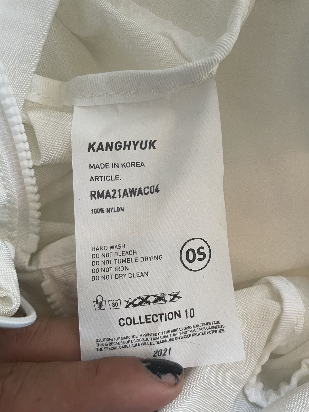 KANGHYUK AW21 Oversized Airbag Backpack Size ONE SIZE - 7 Thumbnail
