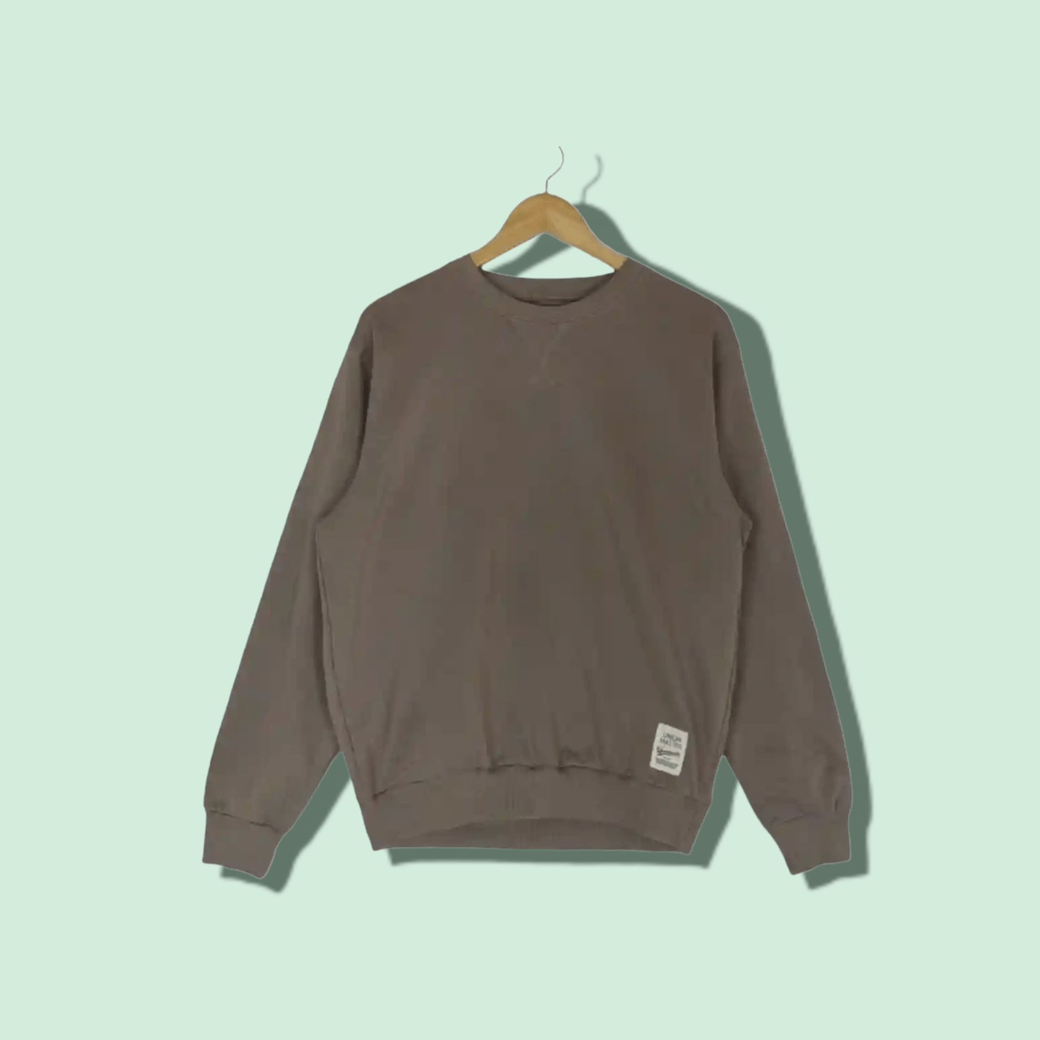 Japanese Brand UNION MASTER Union Made Plain Jumper Sweatshirt Size US L / EU 52-54 / 3 - 1 Thumbnail