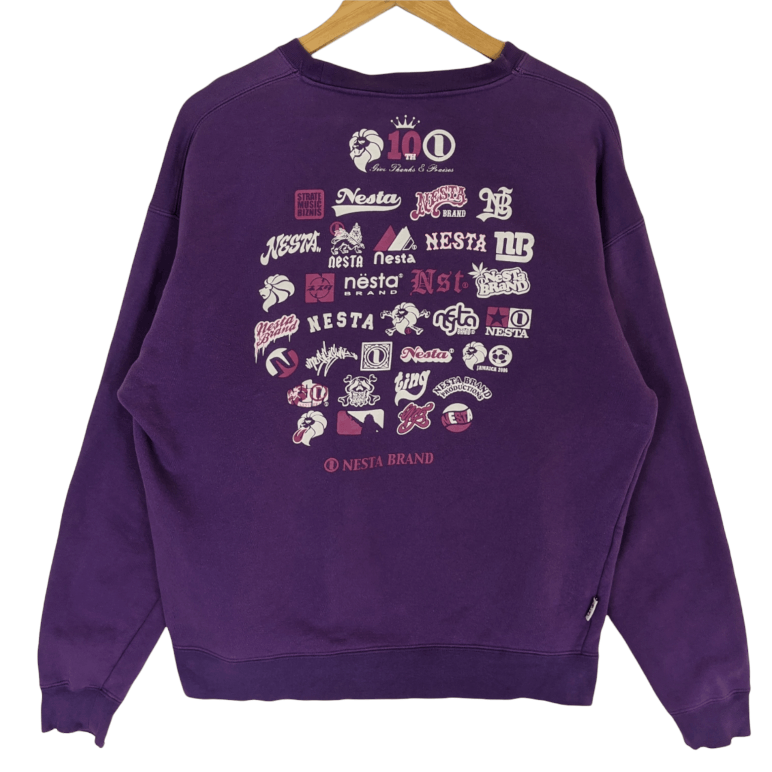 Japanese Brand NESTA Celebration 10th Anniversary Jumper Sweatshirt Size US L / EU 52-54 / 3 - 6 Thumbnail