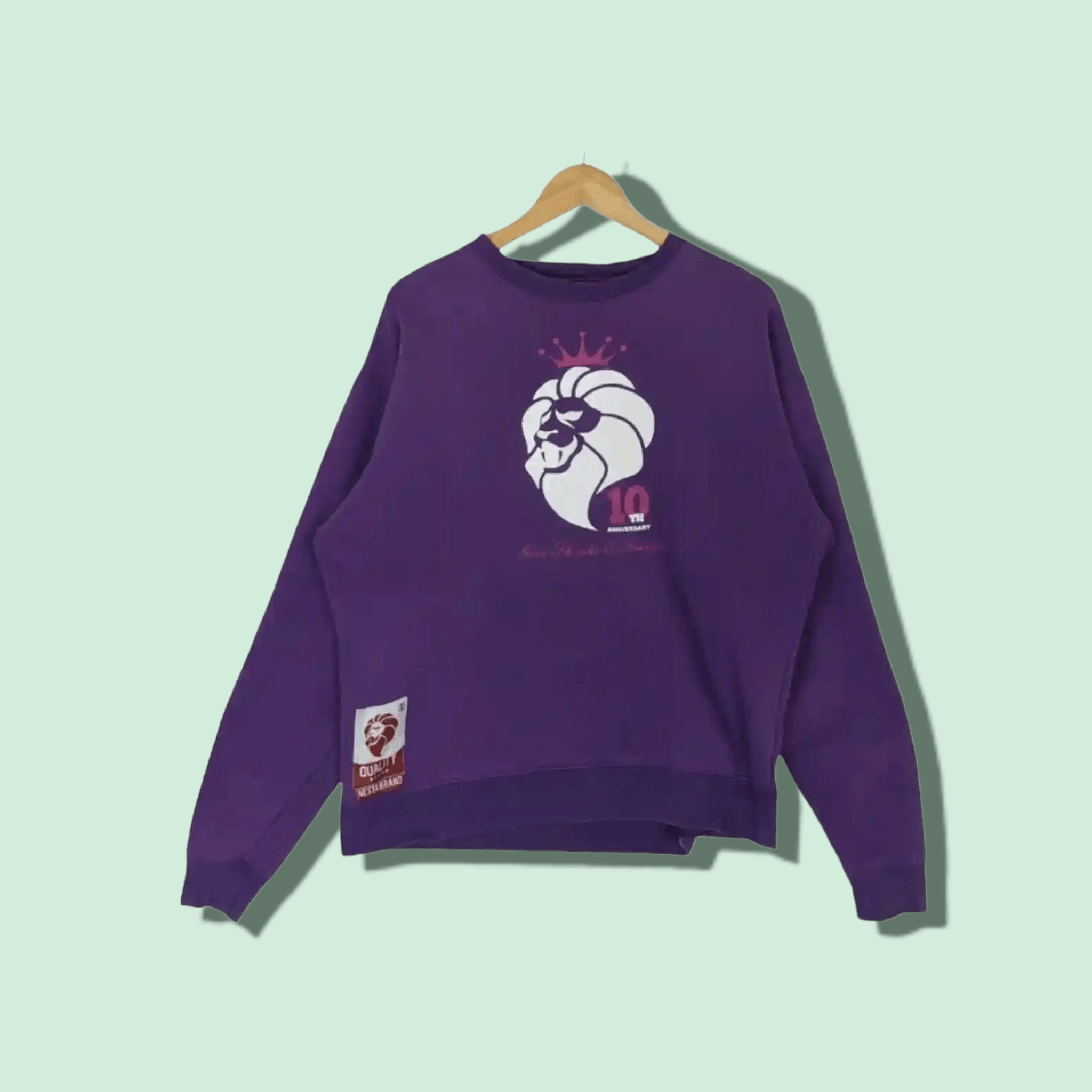 Japanese Brand NESTA Celebration 10th Anniversary Jumper Sweatshirt Size US L / EU 52-54 / 3 - 1 Thumbnail