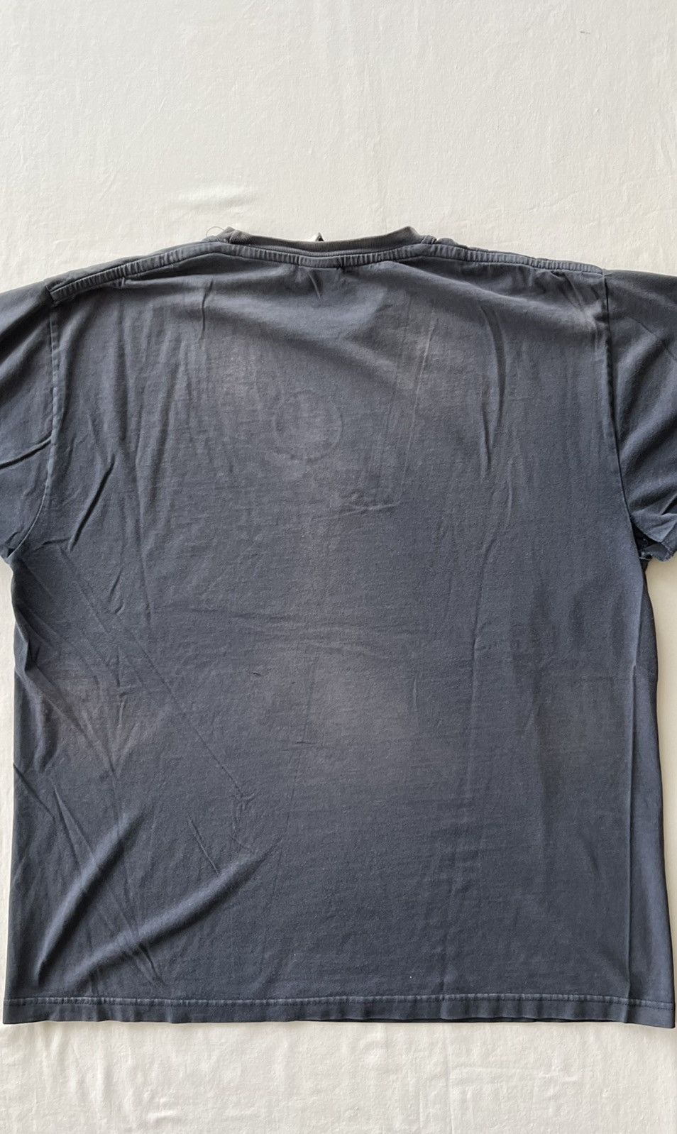 Nike Vintage 2000s Nike Air Streetwear Faded Navy Tee Size US XL / EU 56 / 4 - 10 Thumbnail