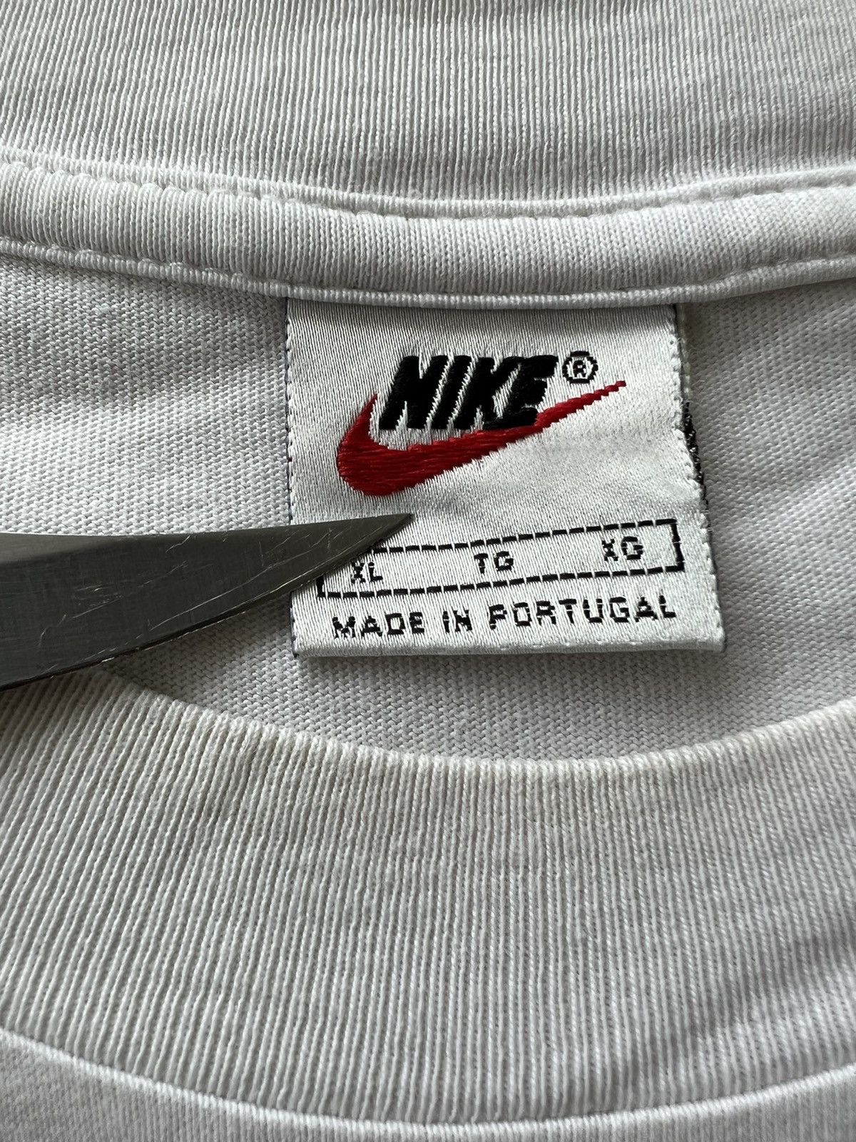 Nike Vintage 90s Nike Andre Agassi Tennis Spots White Tee Size US XL / EU 56 / 4 - 17 Thumbnail
