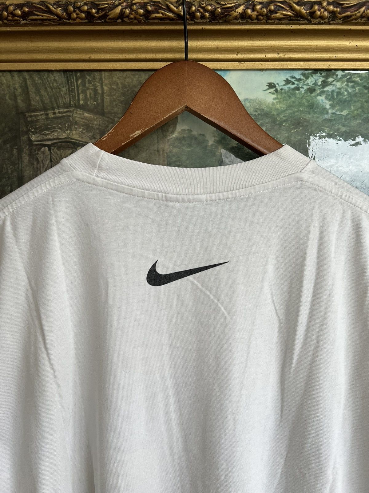 Nike Vintage 90s Nike Andre Agassi Tennis Spots White Tee Size US XL / EU 56 / 4 - 4 Thumbnail