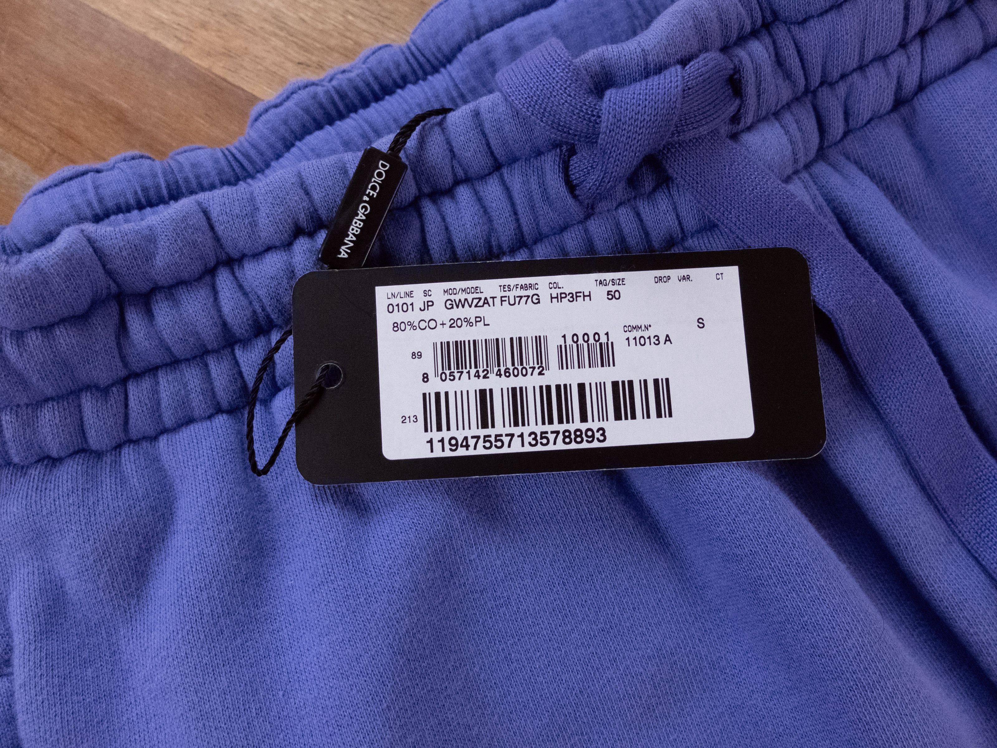 Dolce & Gabbana DOLCE & GABBANA lilac purple 3D jersey track sweatpants 34 Size US 34 / EU 50 - 7 Thumbnail